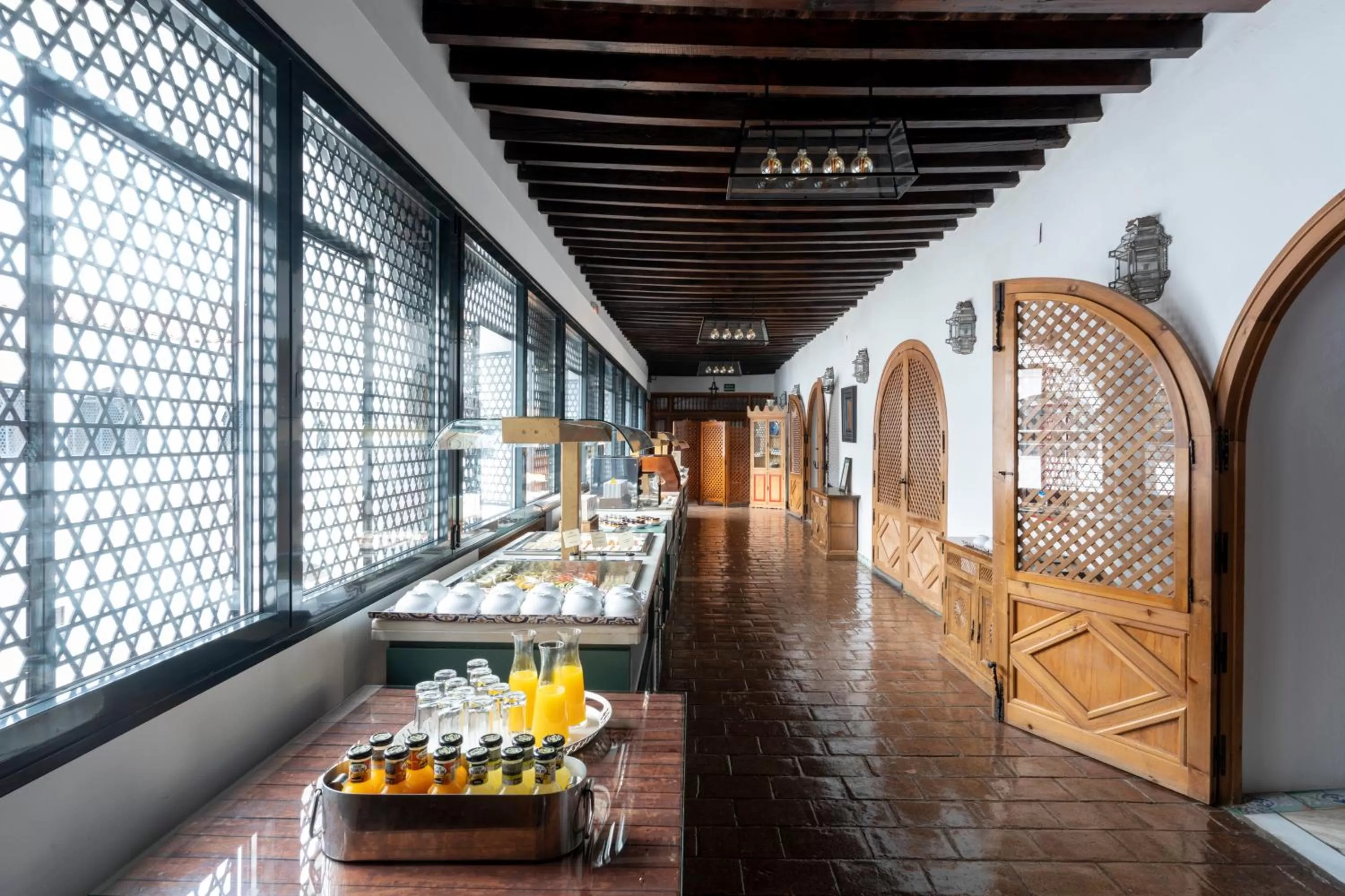 Buffet breakfast in Parador de Guadalupe