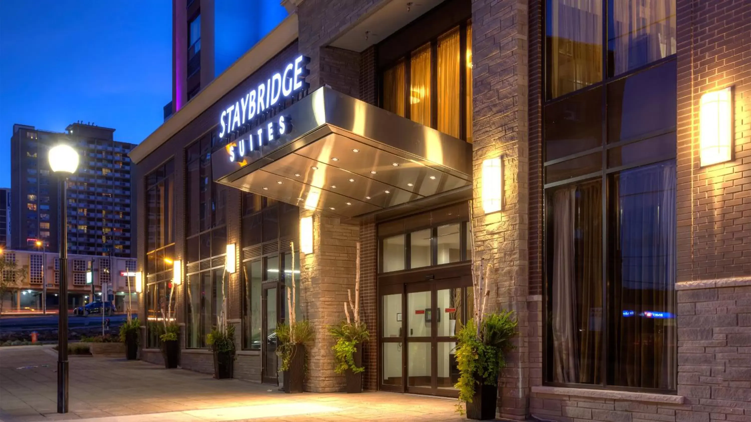 Property building in Staybridge Suites Hamilton - Downtown, an IHG Hotel