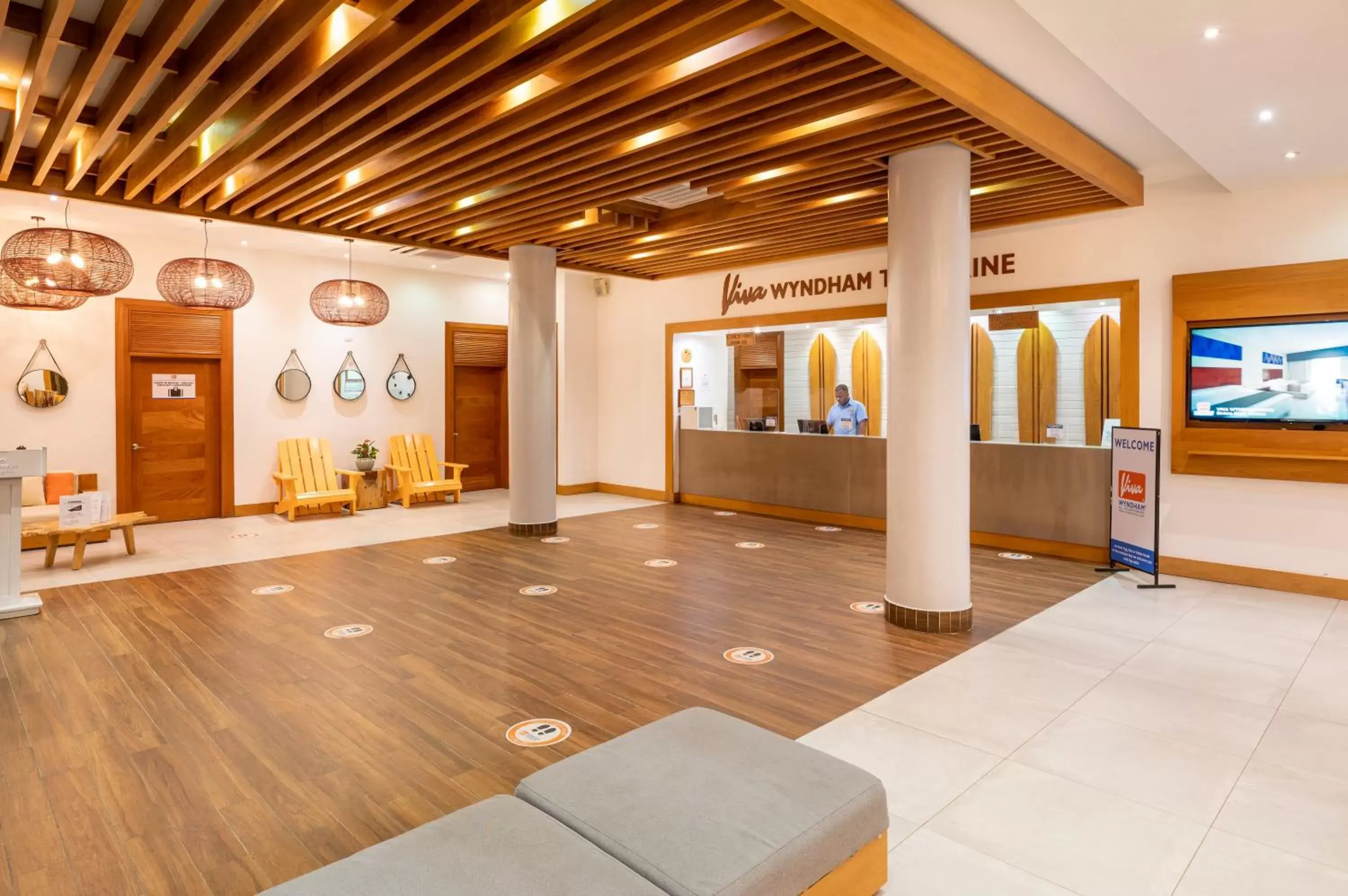 Lobby or reception, Lobby/Reception in Viva Tangerine by Wyndham, A Trademark All Inclusive