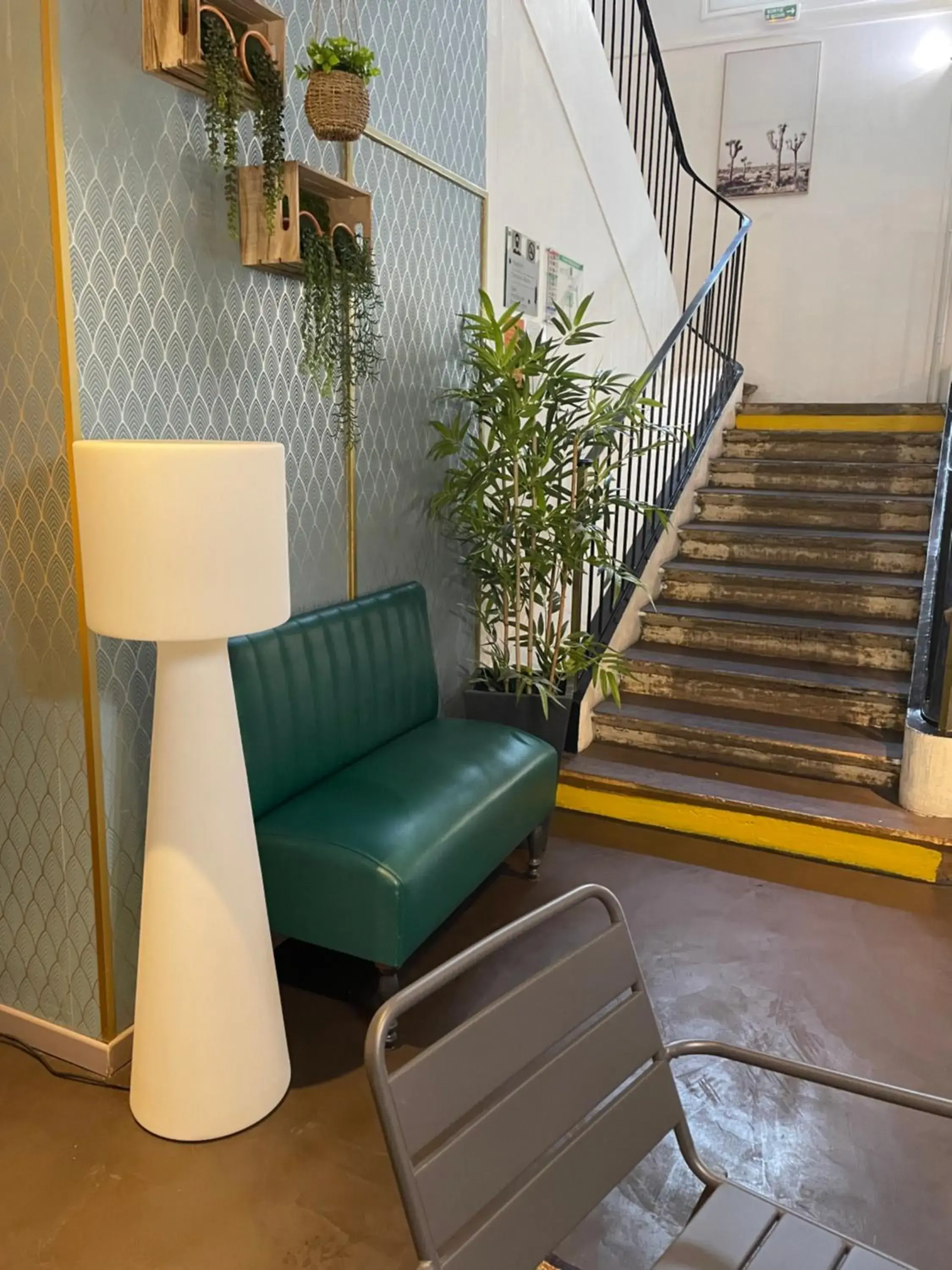 Property building, Seating Area in Urban Style- Hotel d'Angleterre Le Havre