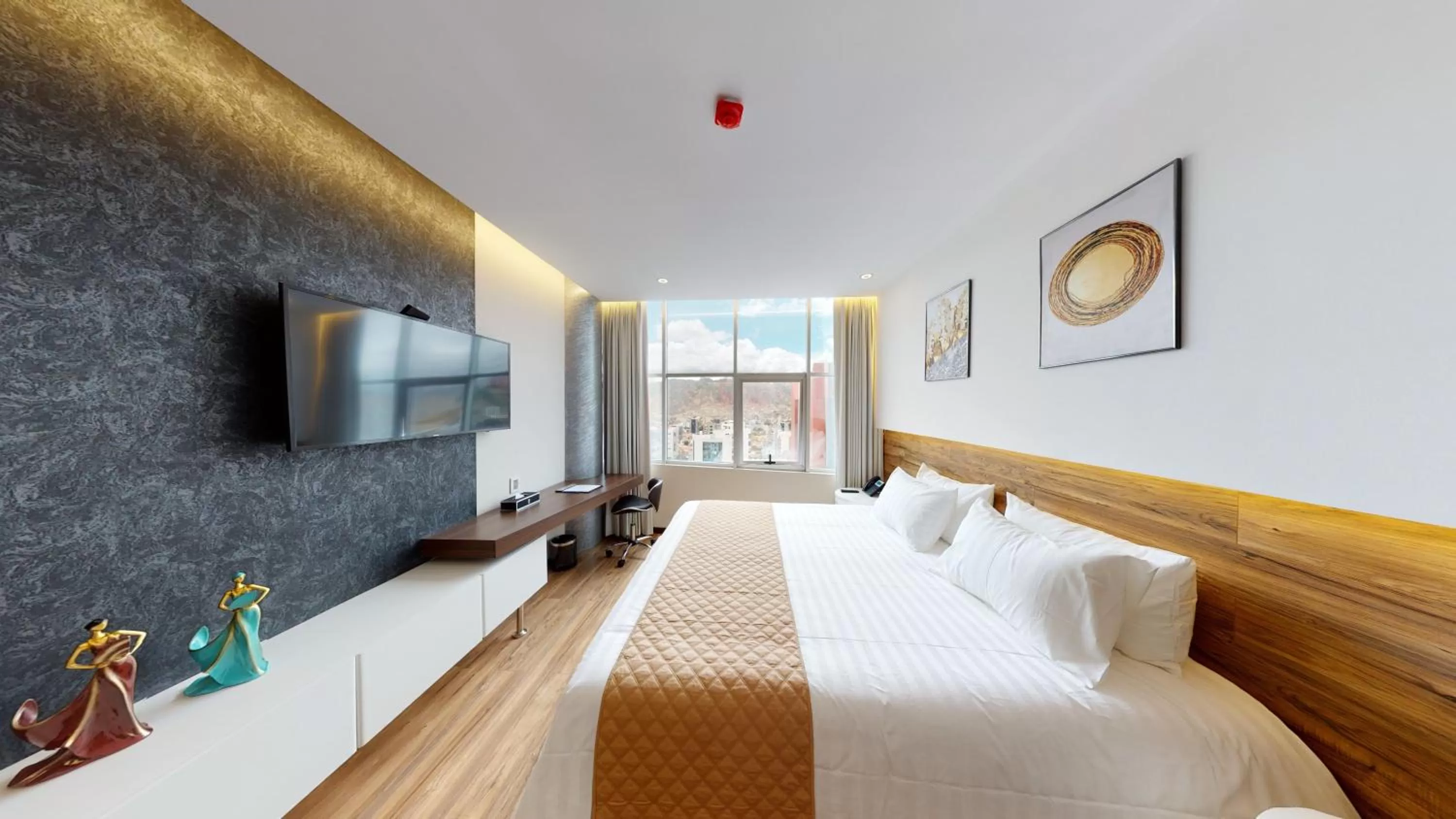 Bedroom, Bed in Hotel La Peonía