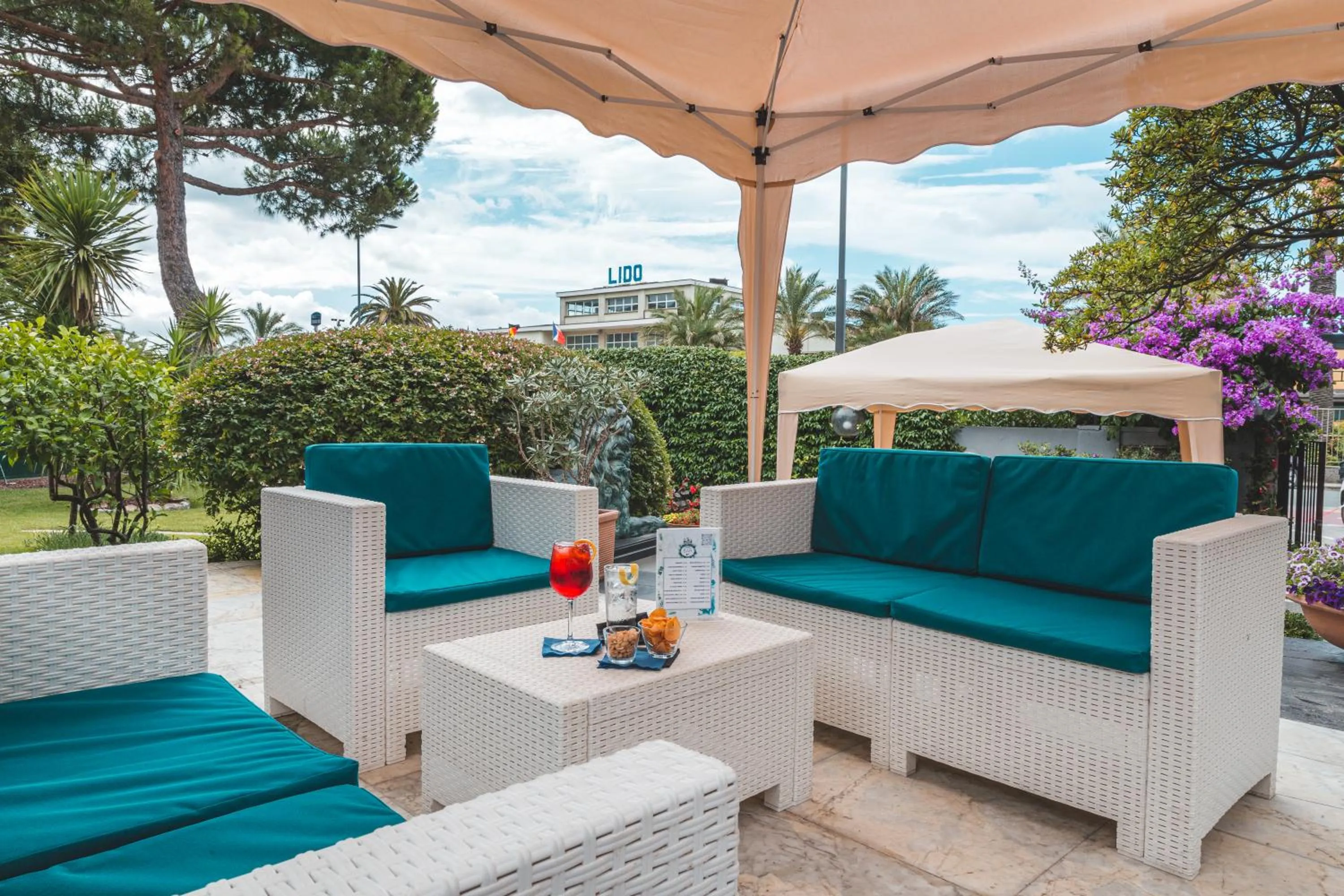 Patio in Hotel Santa Maria