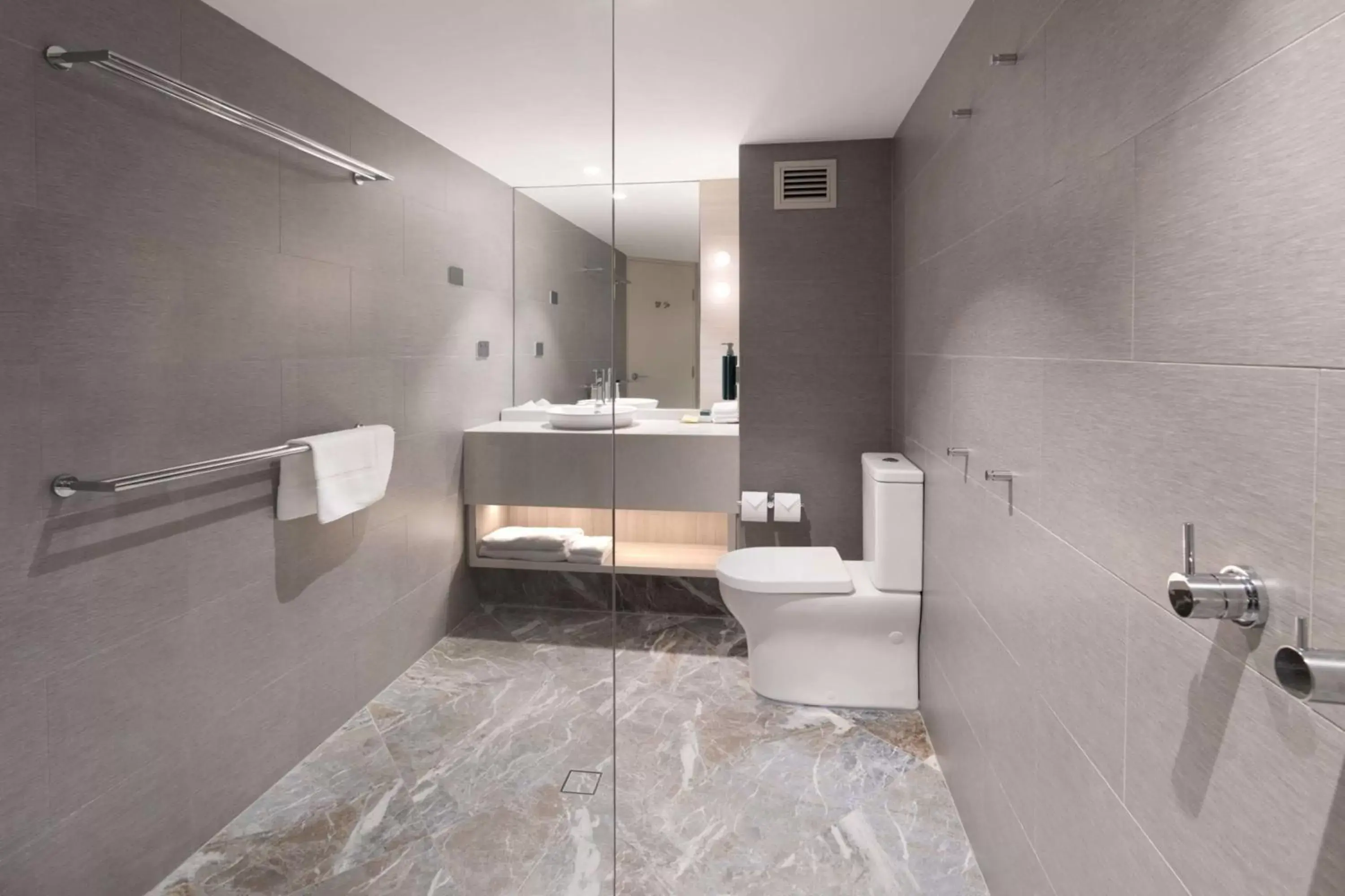 Bathroom in DoubleTree by Hilton Esplanade Darwin