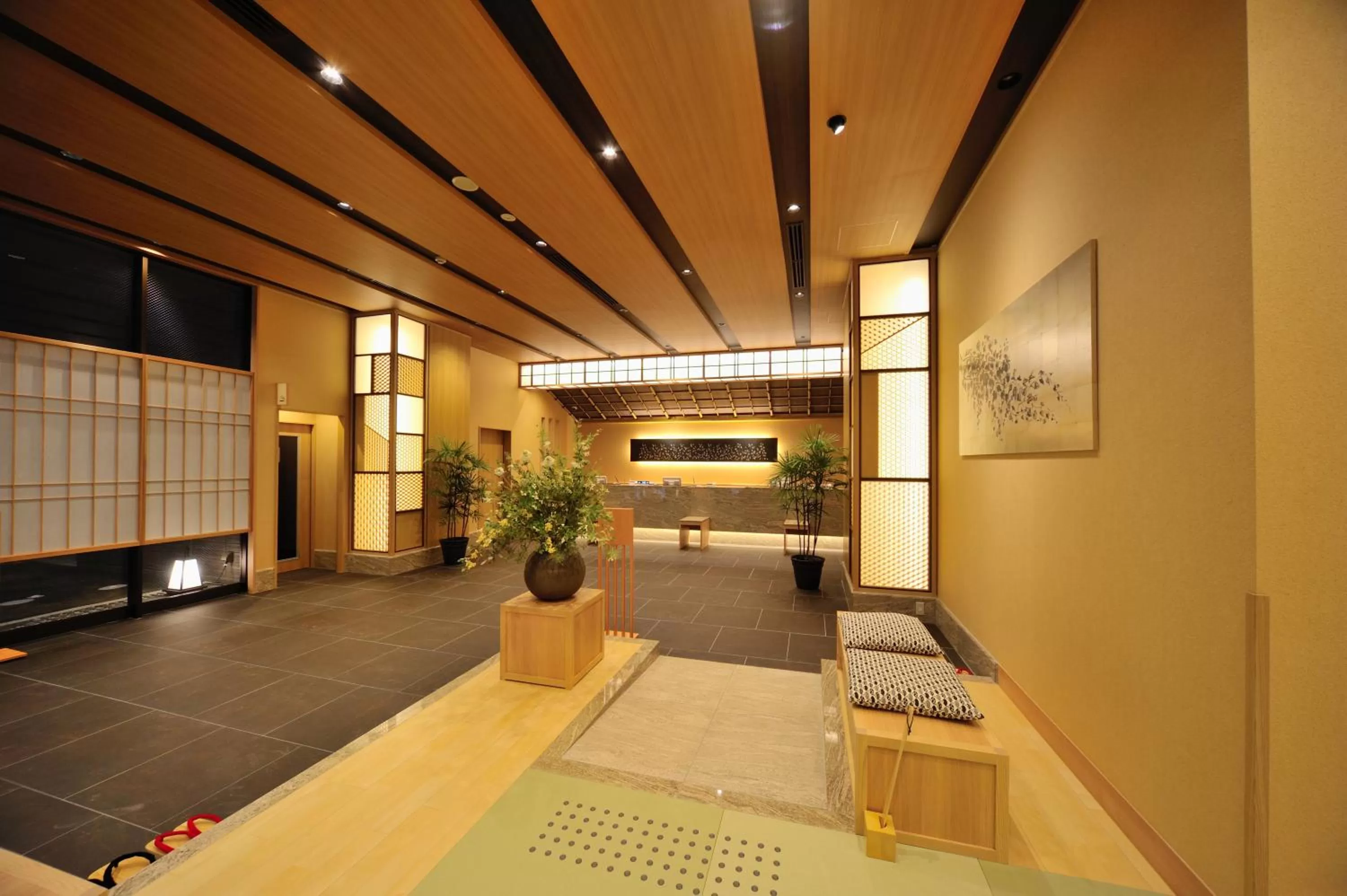 Lobby or reception in Onyado Nono Toyama Natural Hot Spring