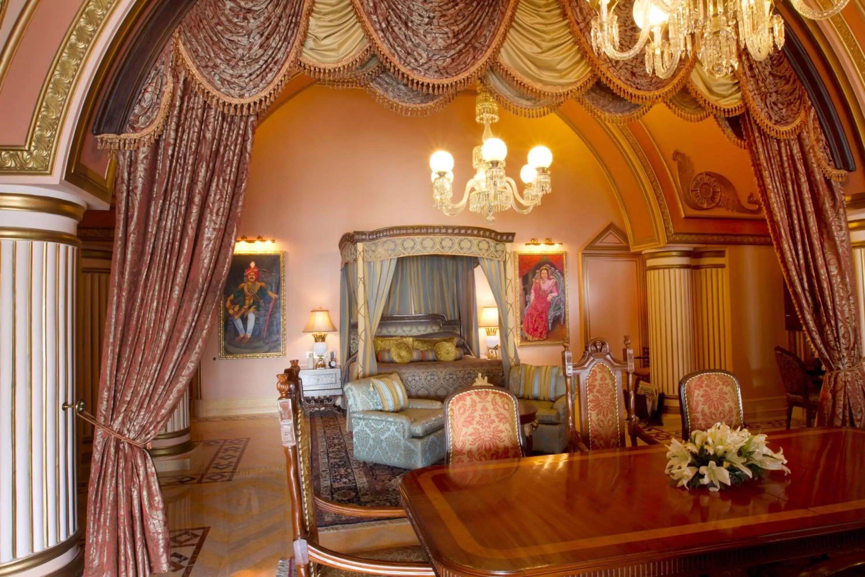 Photo of the whole room, Seating Area in Taj Lake Palace Udaipur