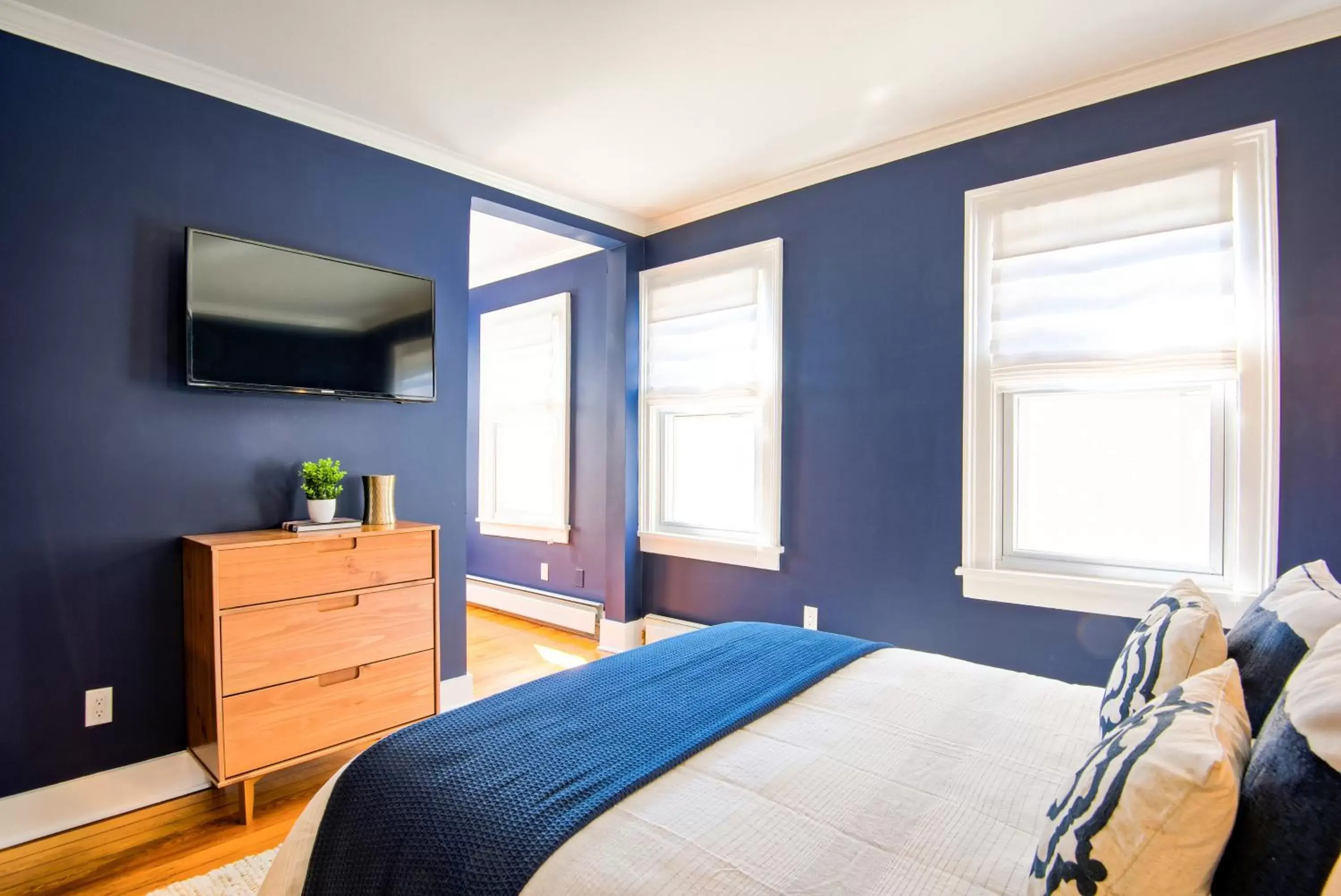 Bedroom, Bed in Nautical Nest Hudson Bedroom, Bed in Nautical Nest Hudson