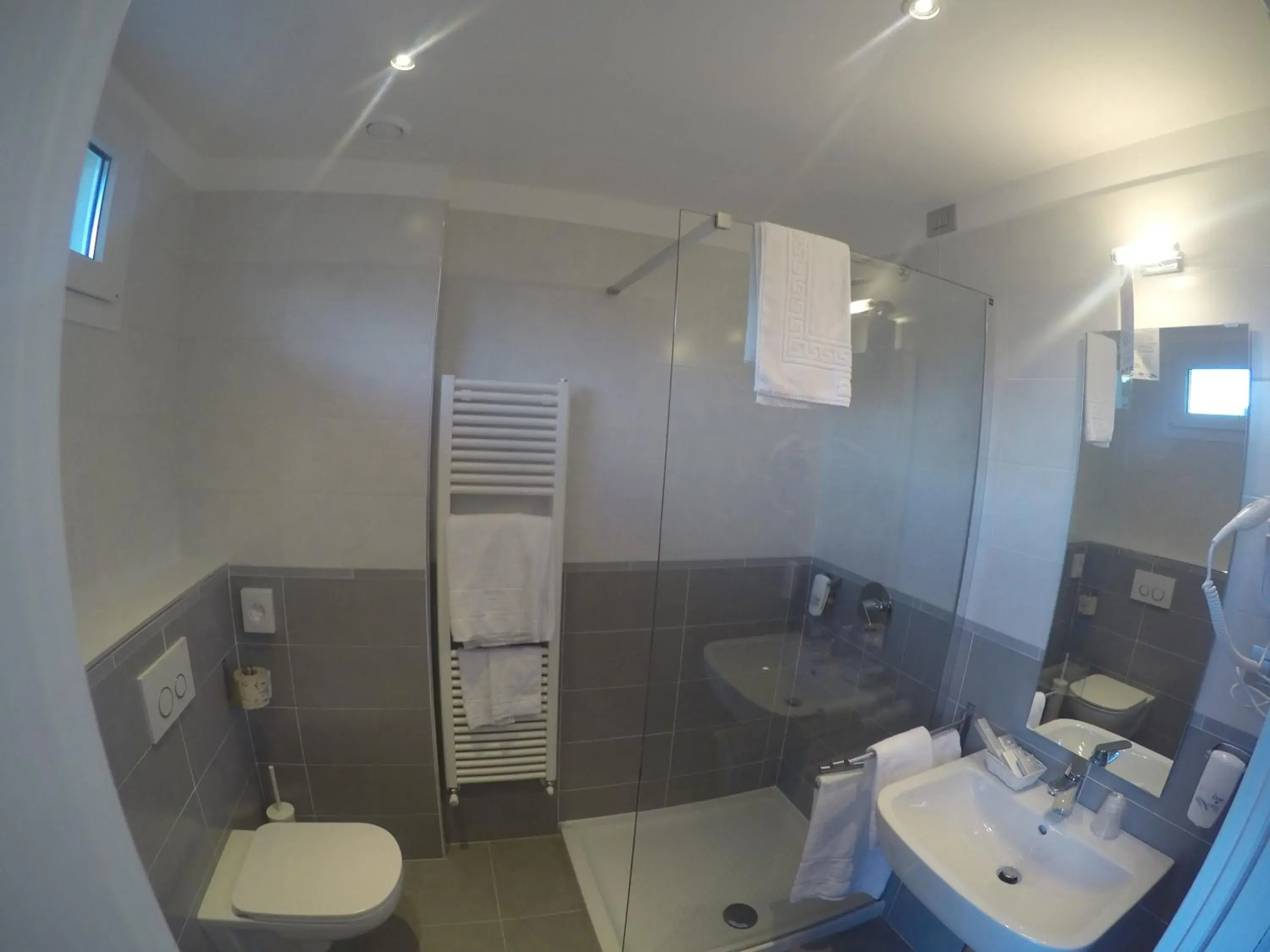 Shower, Bathroom in Hotel Vischi