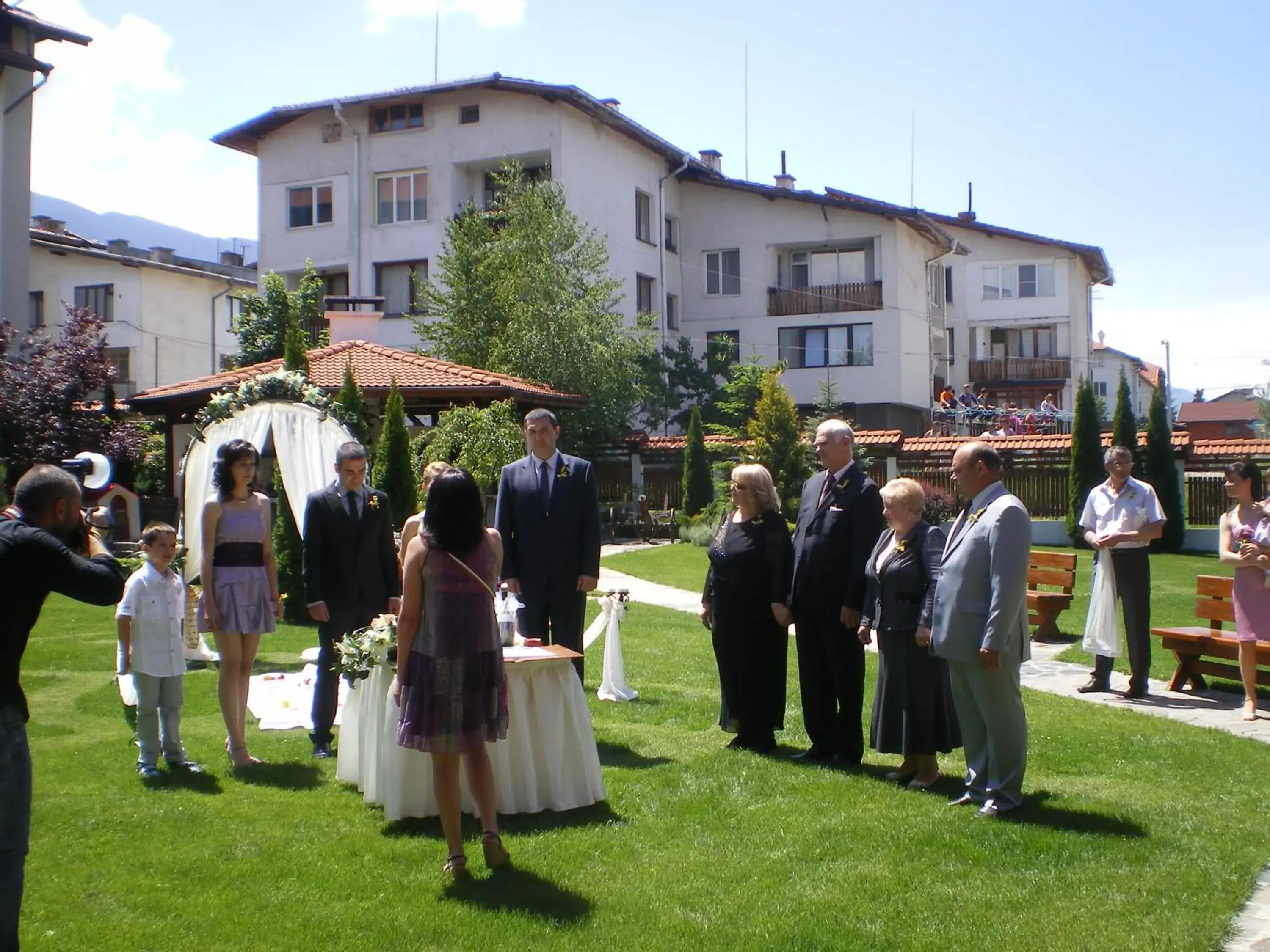 Garden in Evelina Palace Hotel