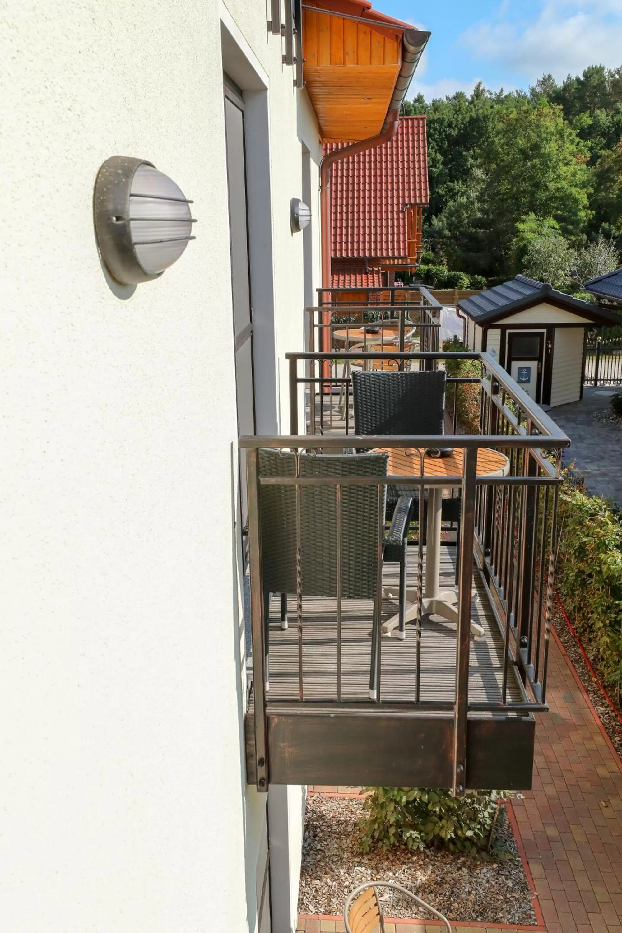 View (from property/room), Balcony/Terrace in Usedom Bike Hotel & Suites