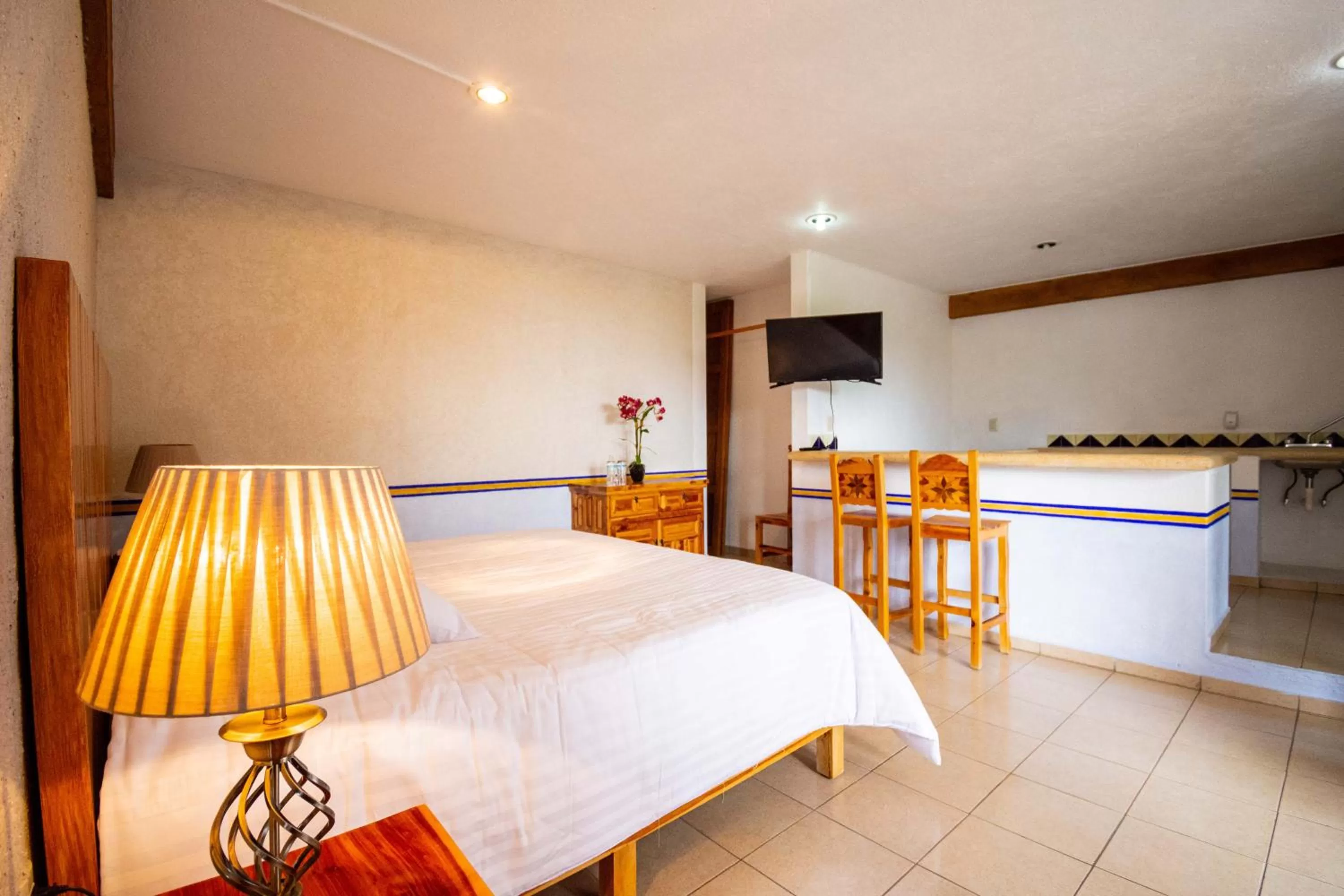 Bed in La Pirámide del Tepozteco