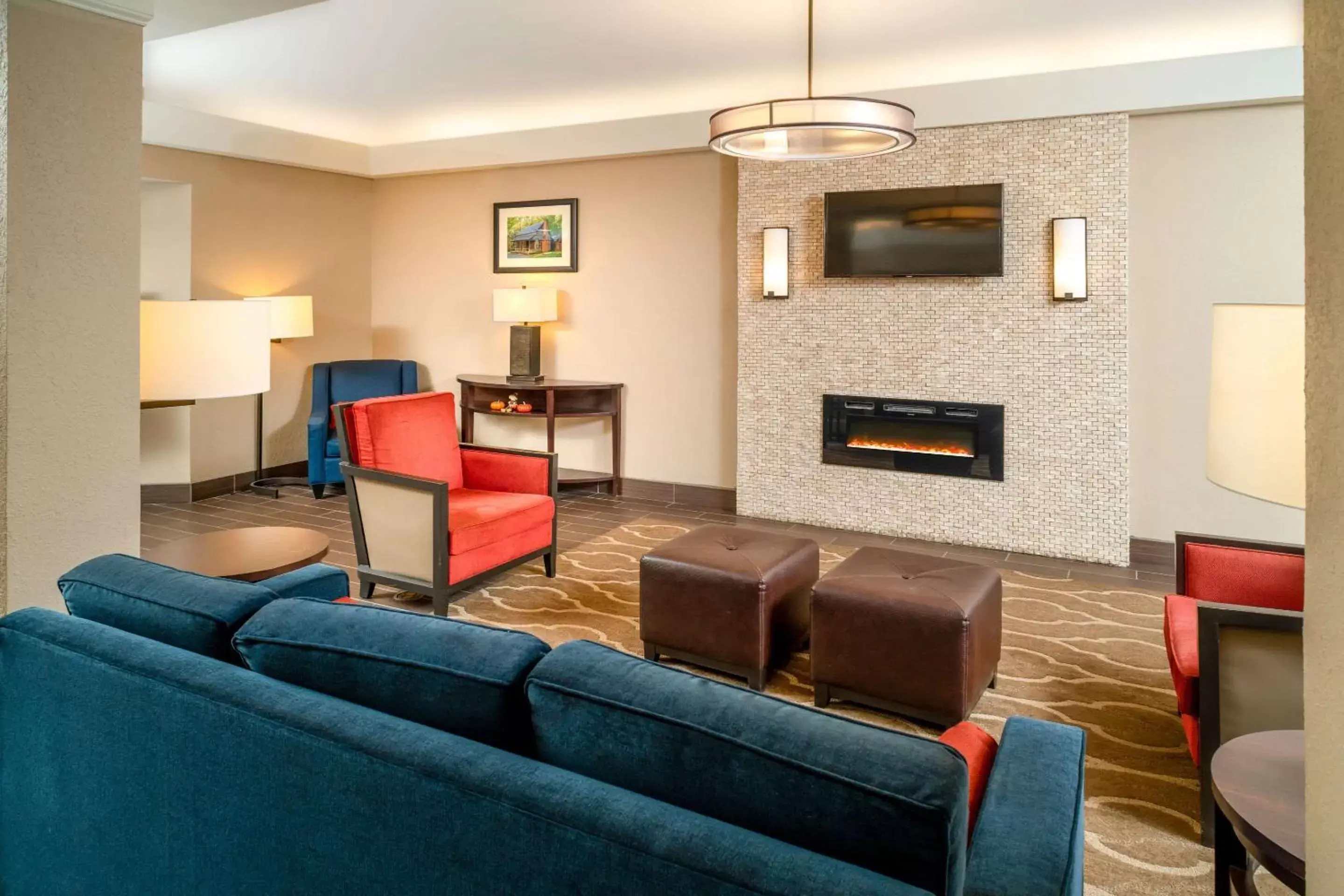 Lobby or reception, Seating Area in Comfort Inn & Suites Grundy