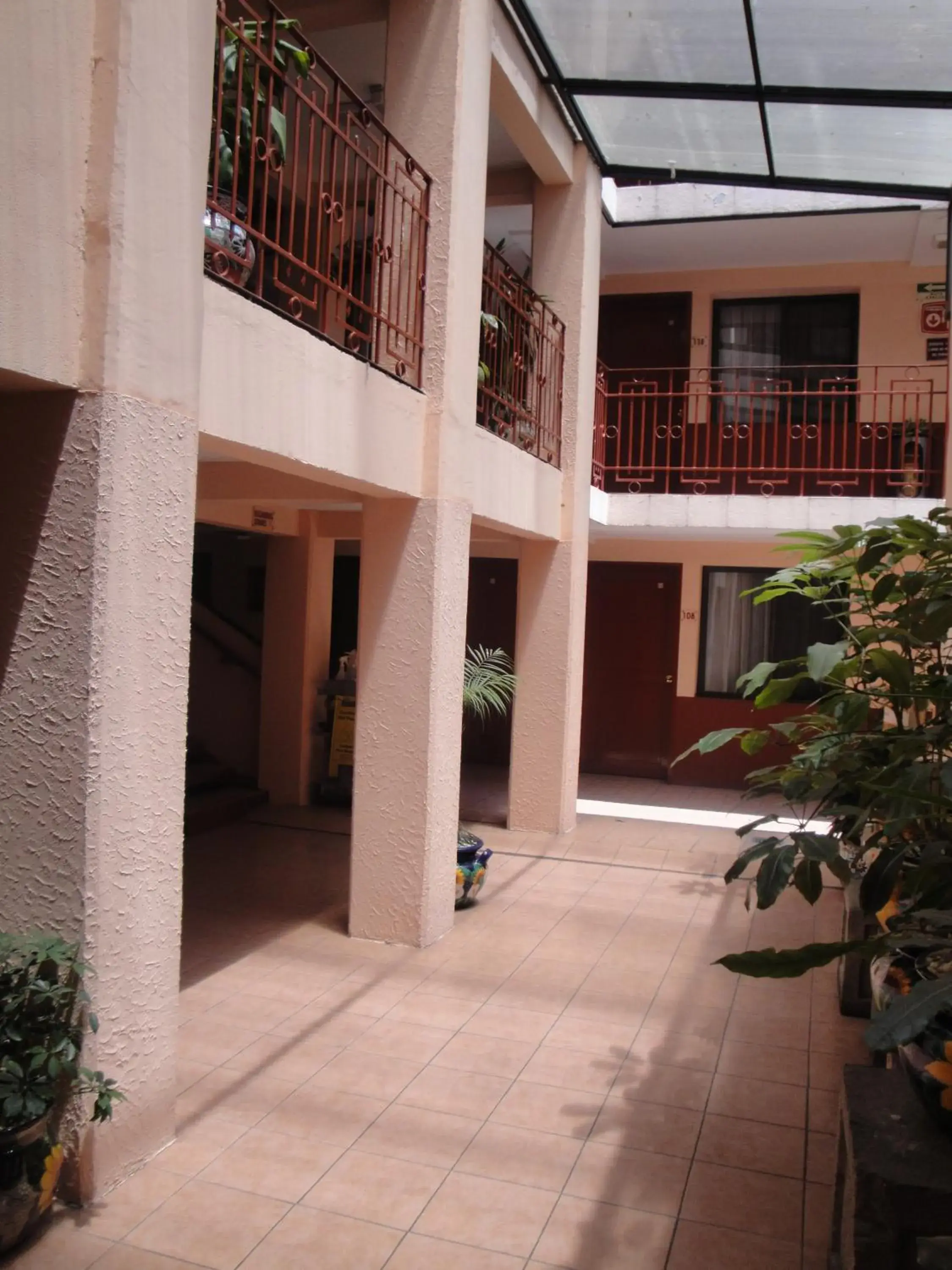 Balcony/Terrace, Property Building in Hotel San Angel