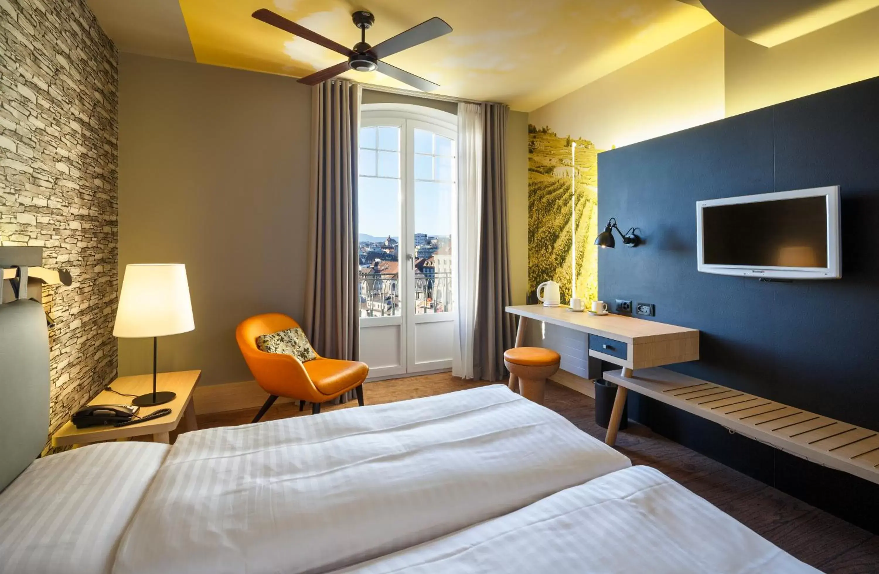 Coffee/tea facilities, Bed in Swiss Wine by Fassbind Coffee/tea facilities, Bed in Swiss Wine by Fassbind