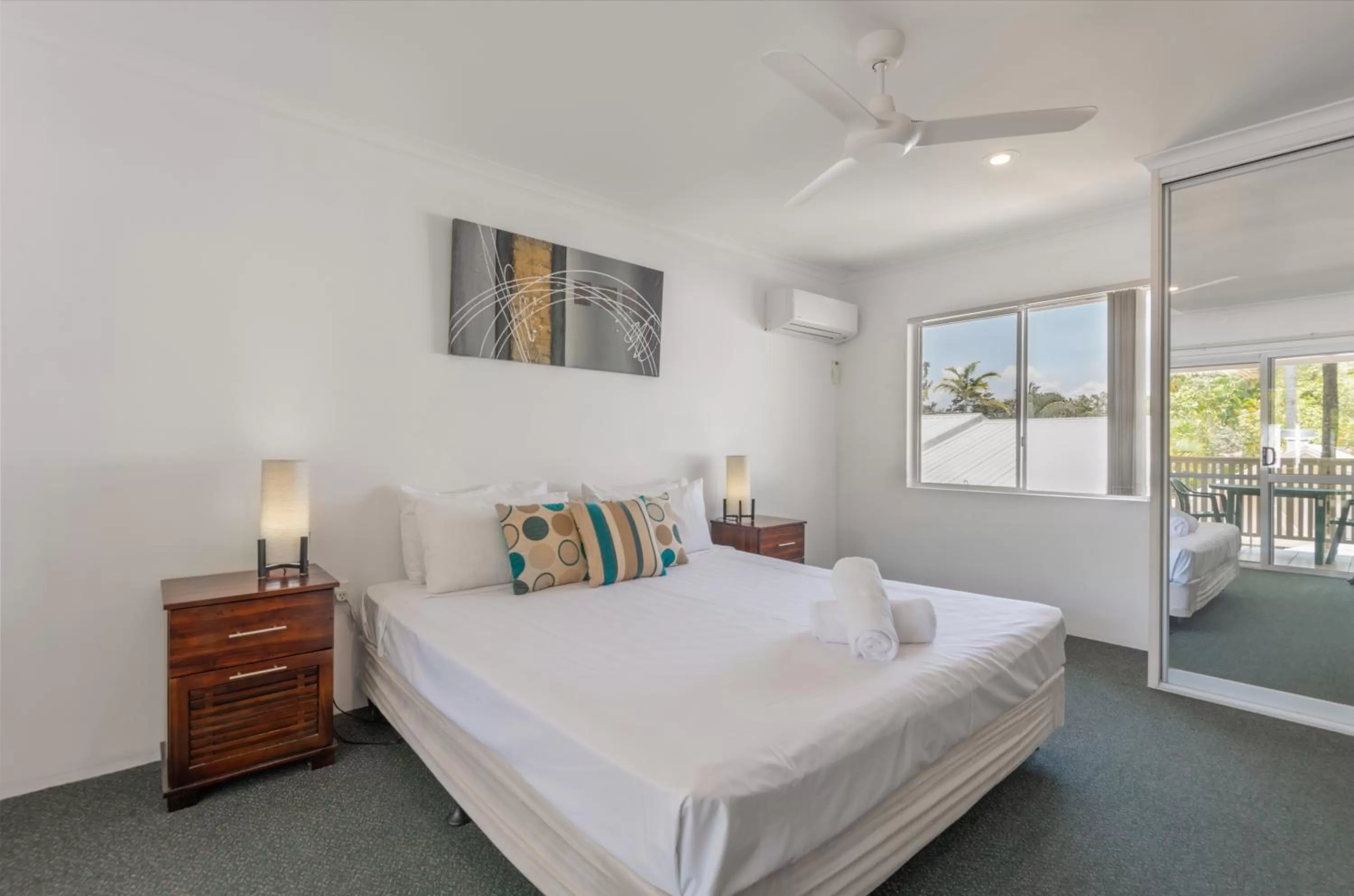 Bedroom, Bed in Tropical Nites Holiday Townhouses