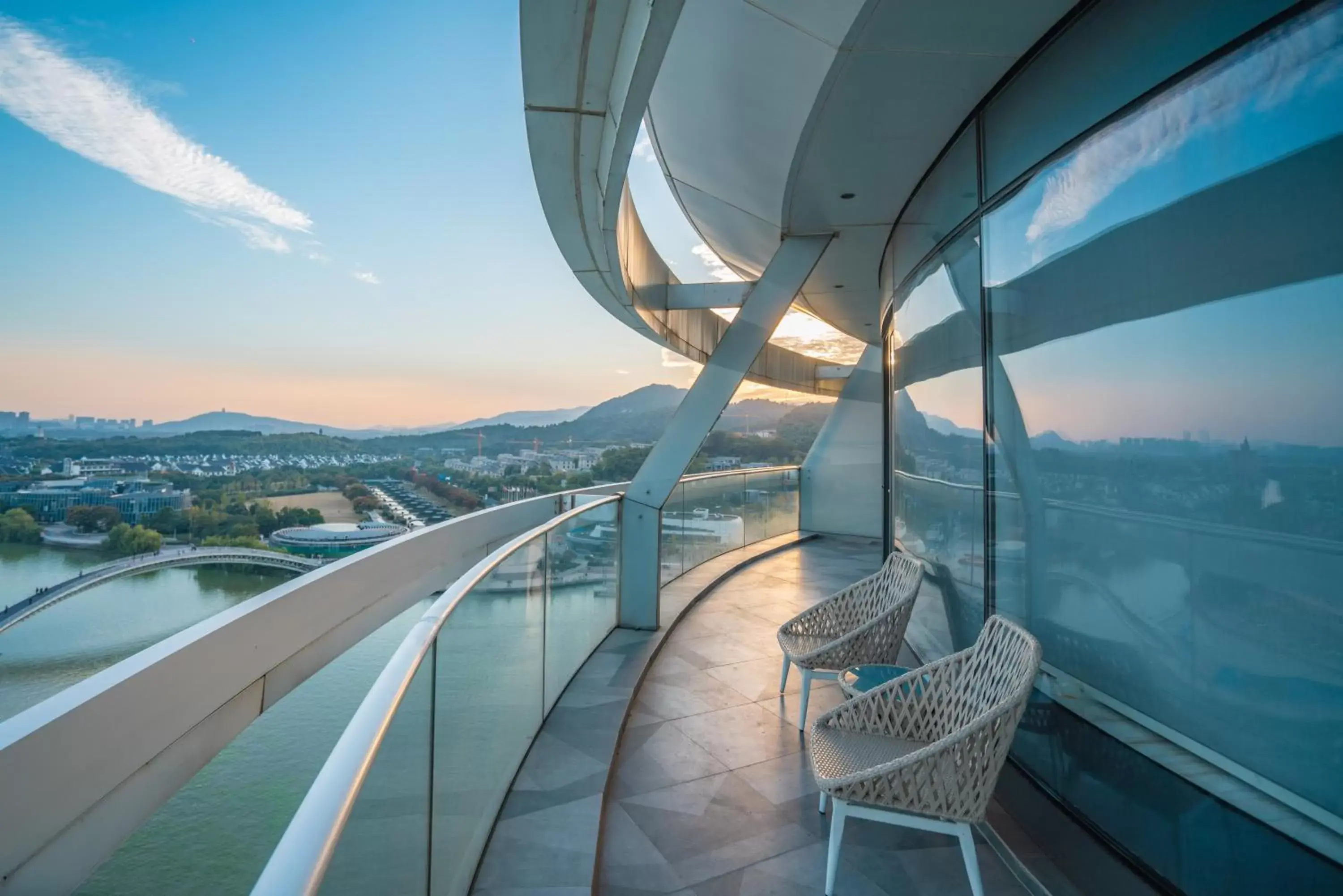 Balcony/Terrace in Sheraton Huzhou Taihu Lake Hot Spring Resort & Spa