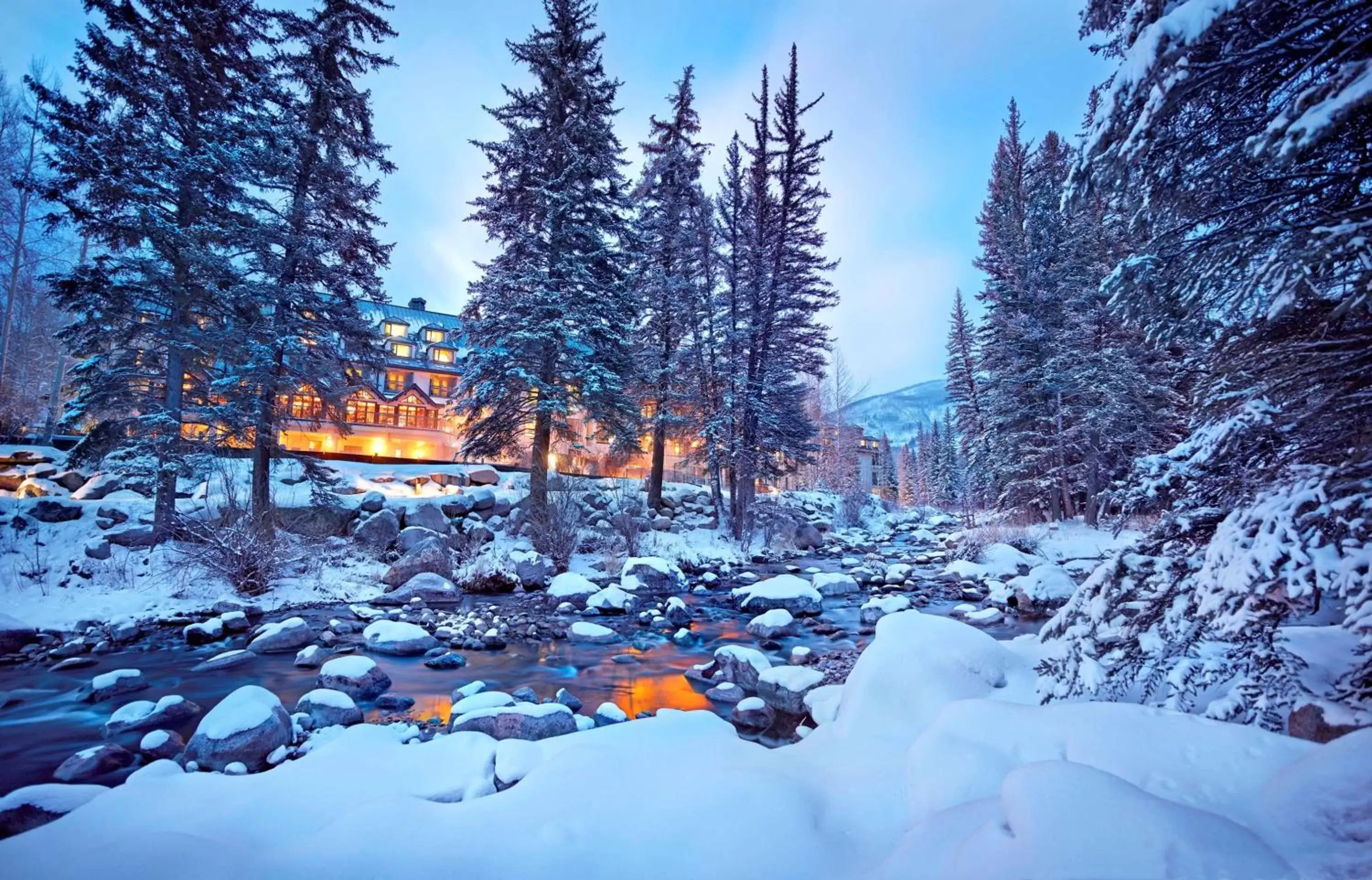 Property building, Winter in Grand Hyatt Vail