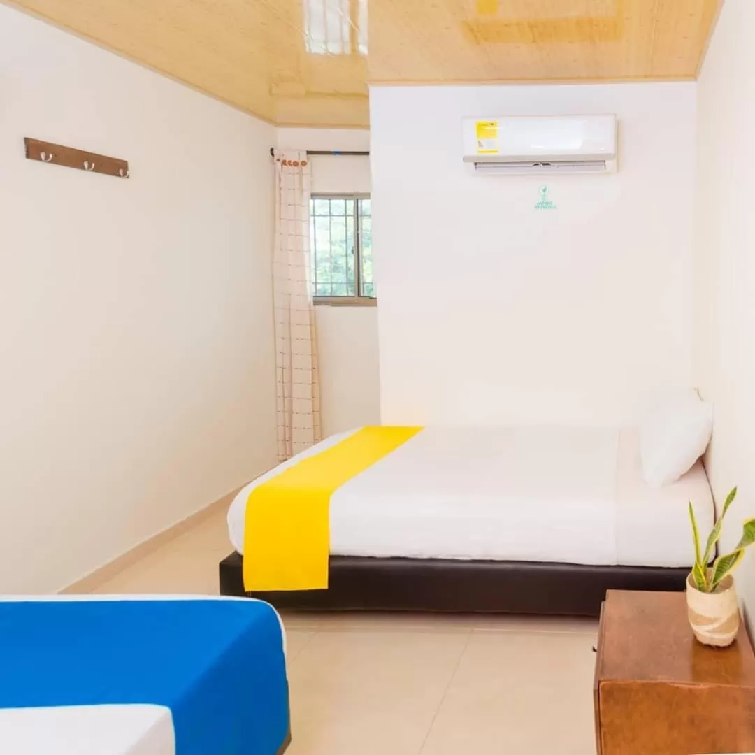 Bed in Hotel The Dolphin