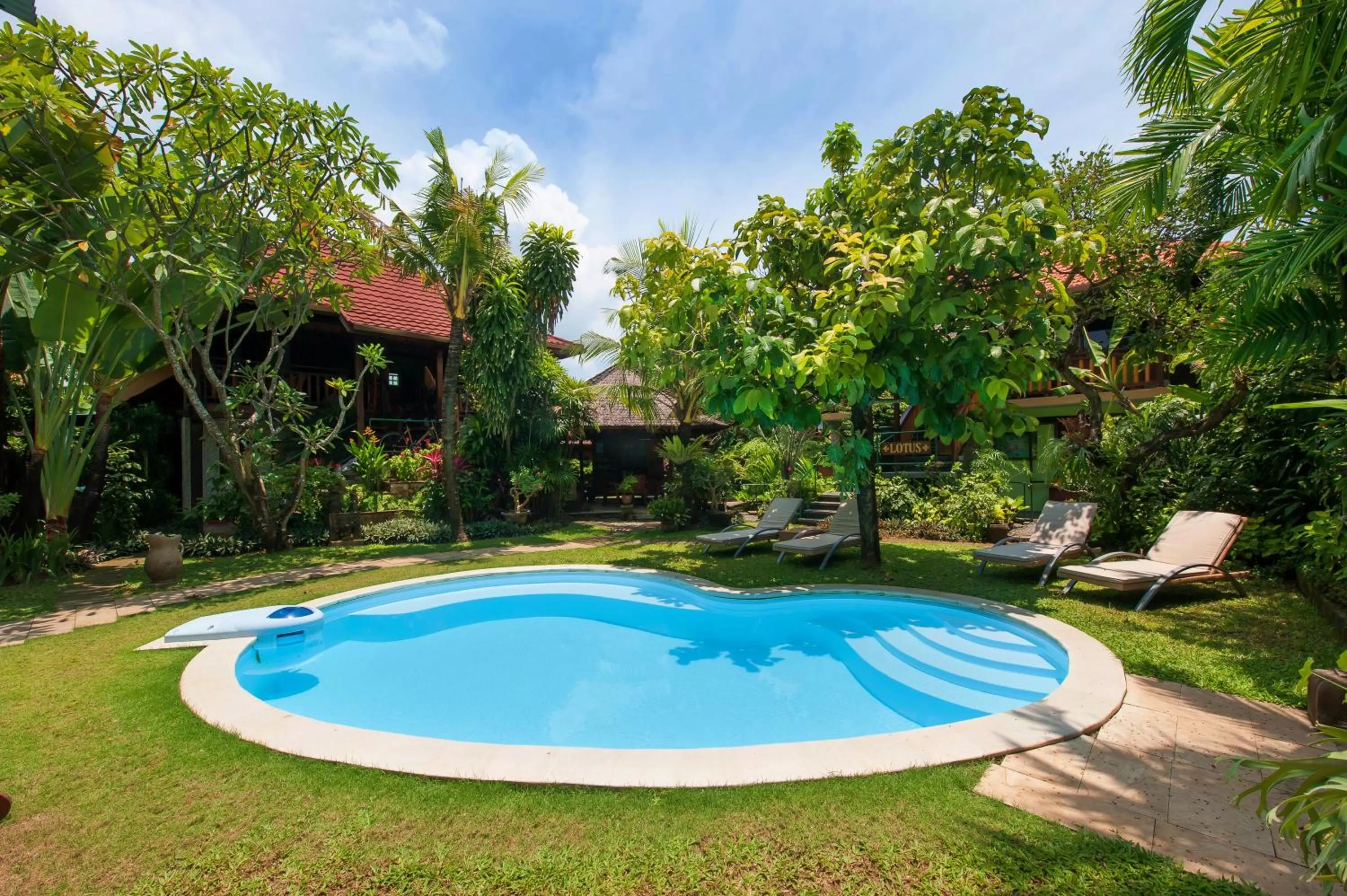 Pool view in Pondok Agung Bed & Breakfast