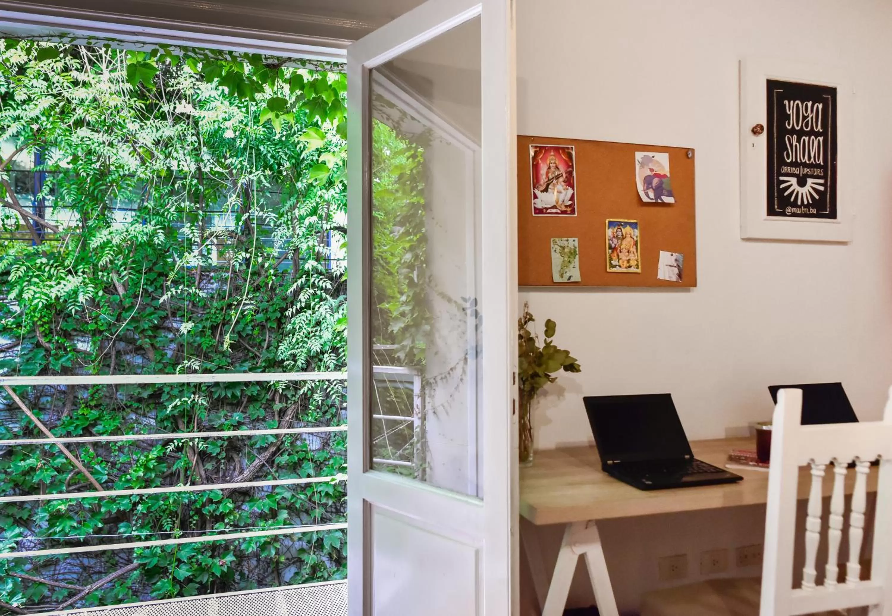 Seating area in Casa Caravan - Plant Based Concept House