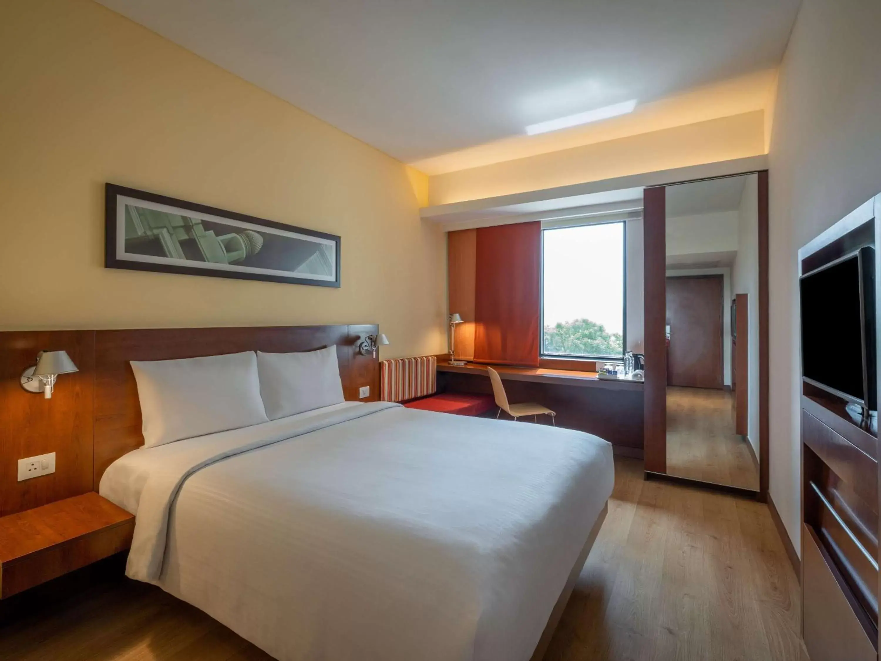 Bedroom, Bed in ibis New Delhi Aerocity - An AccorHotels Brand