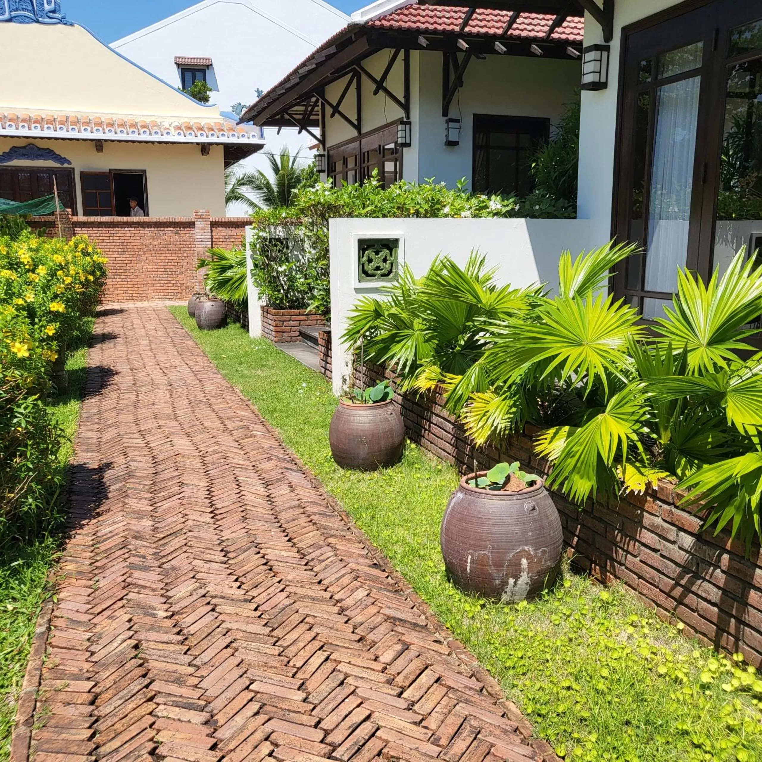 Balcony/Terrace in Riverside Bamboo Resort Hoi An