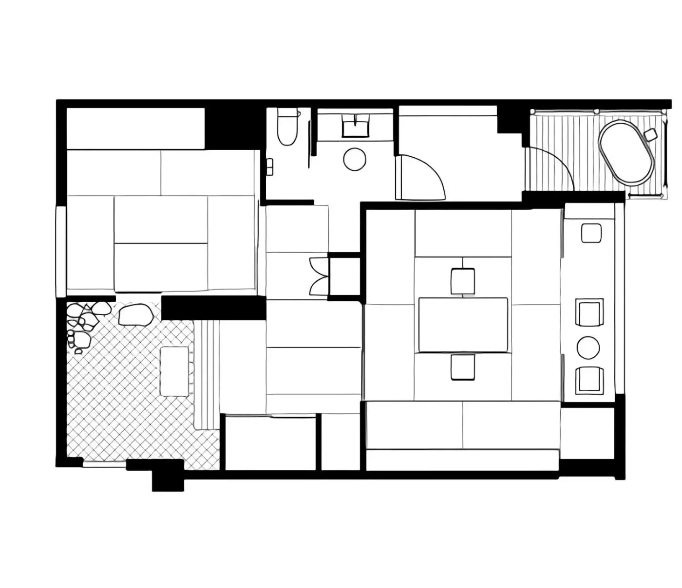 Floor Plan in Nasu Onsen Sanraku