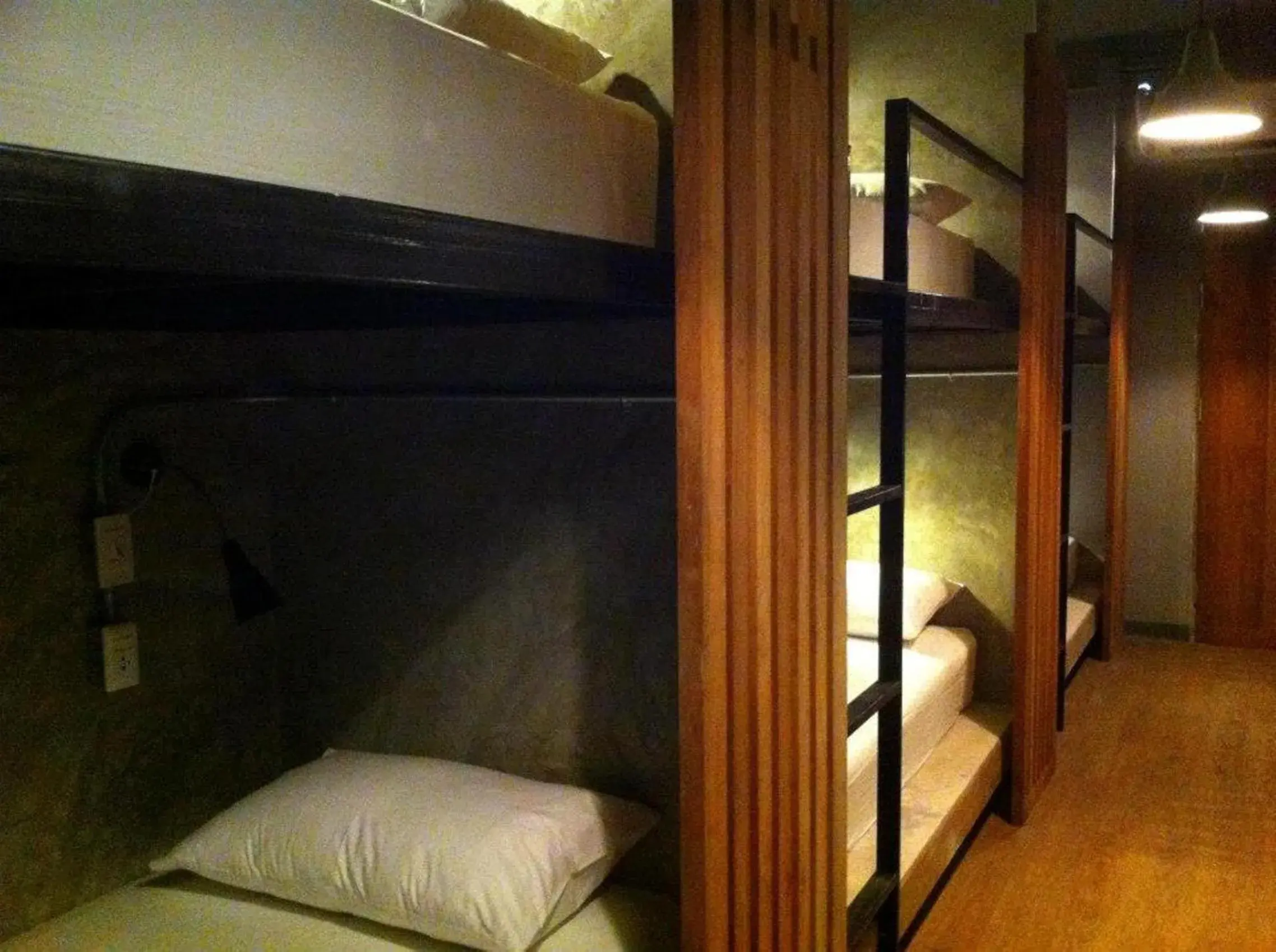 Bed, Bunk Bed in In a Box Hostel