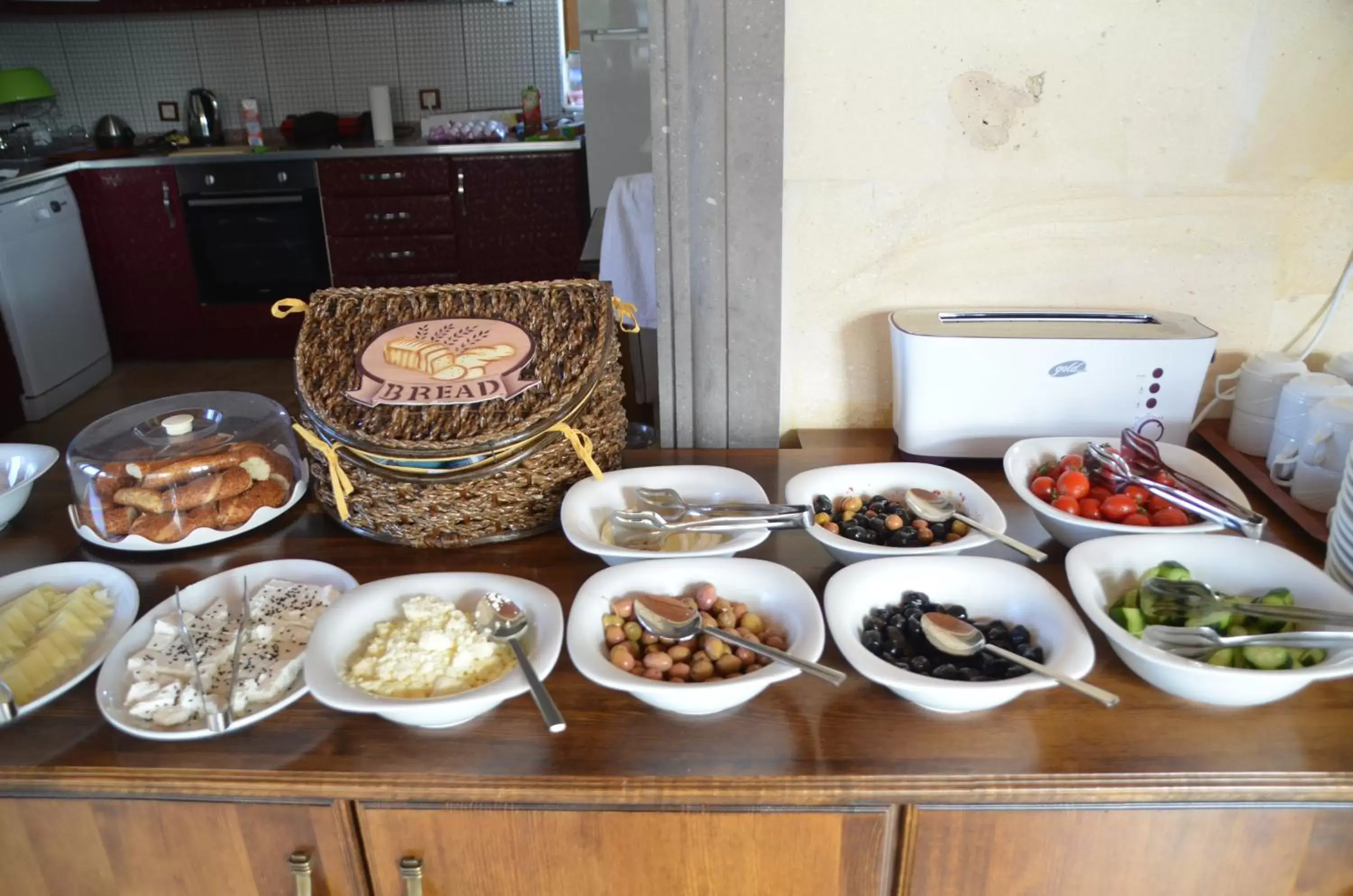 Buffet breakfast in Yusuf Bey House