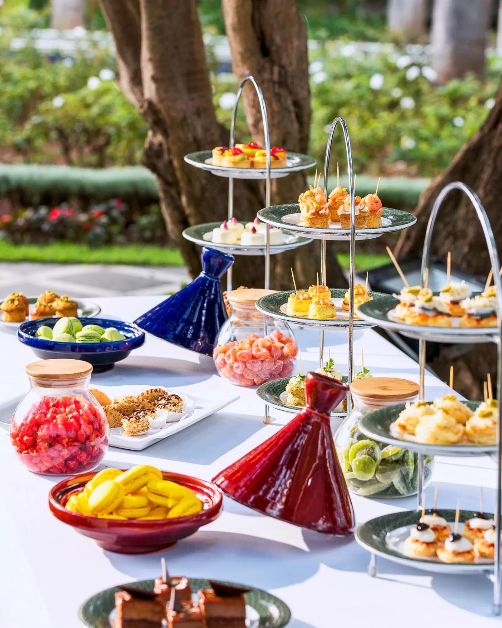 Food and drinks in La Tour Hassan Palace