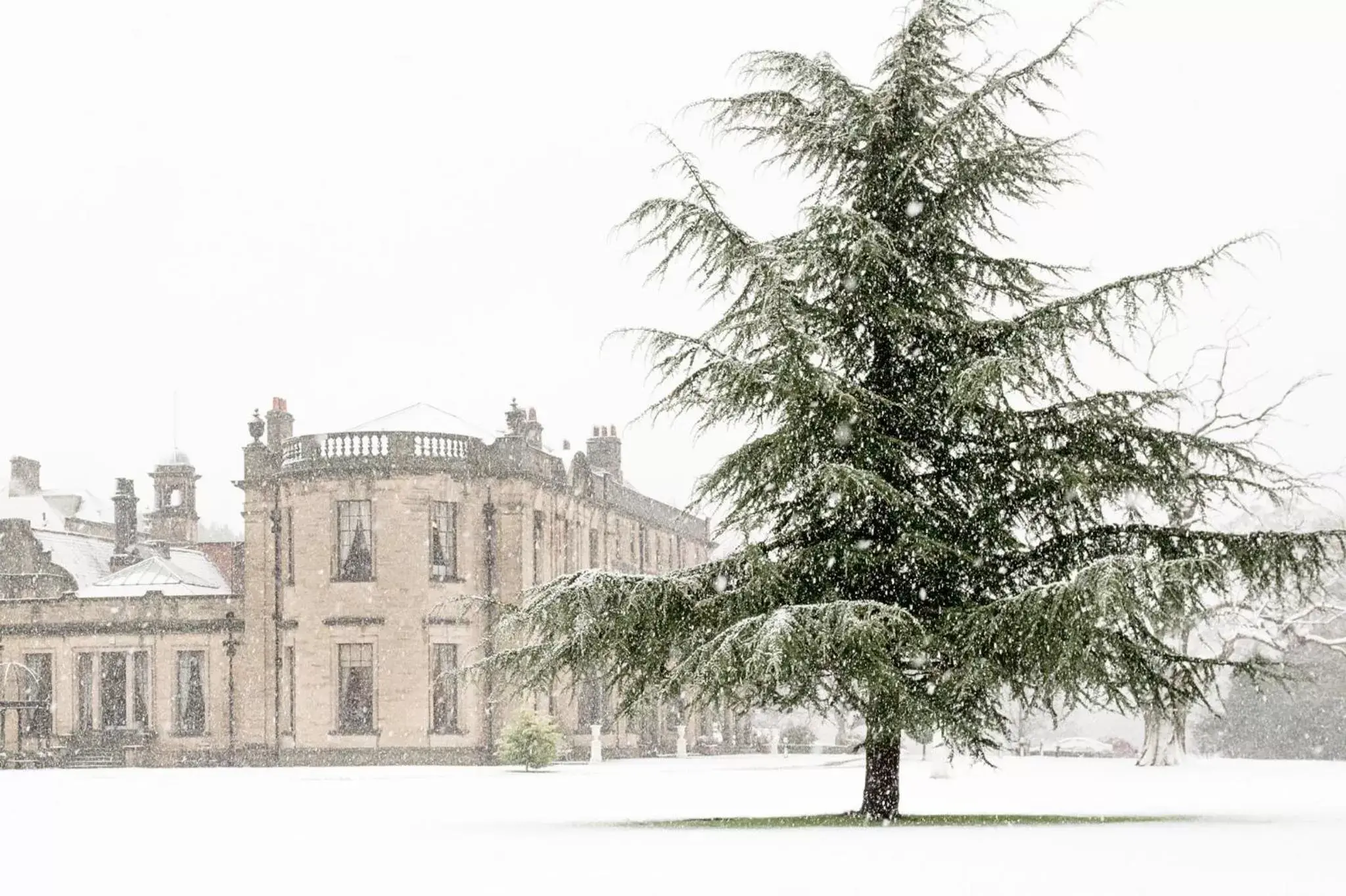 Property building, Winter in Beamish Hall Country House Hotel, BW Premier Collection