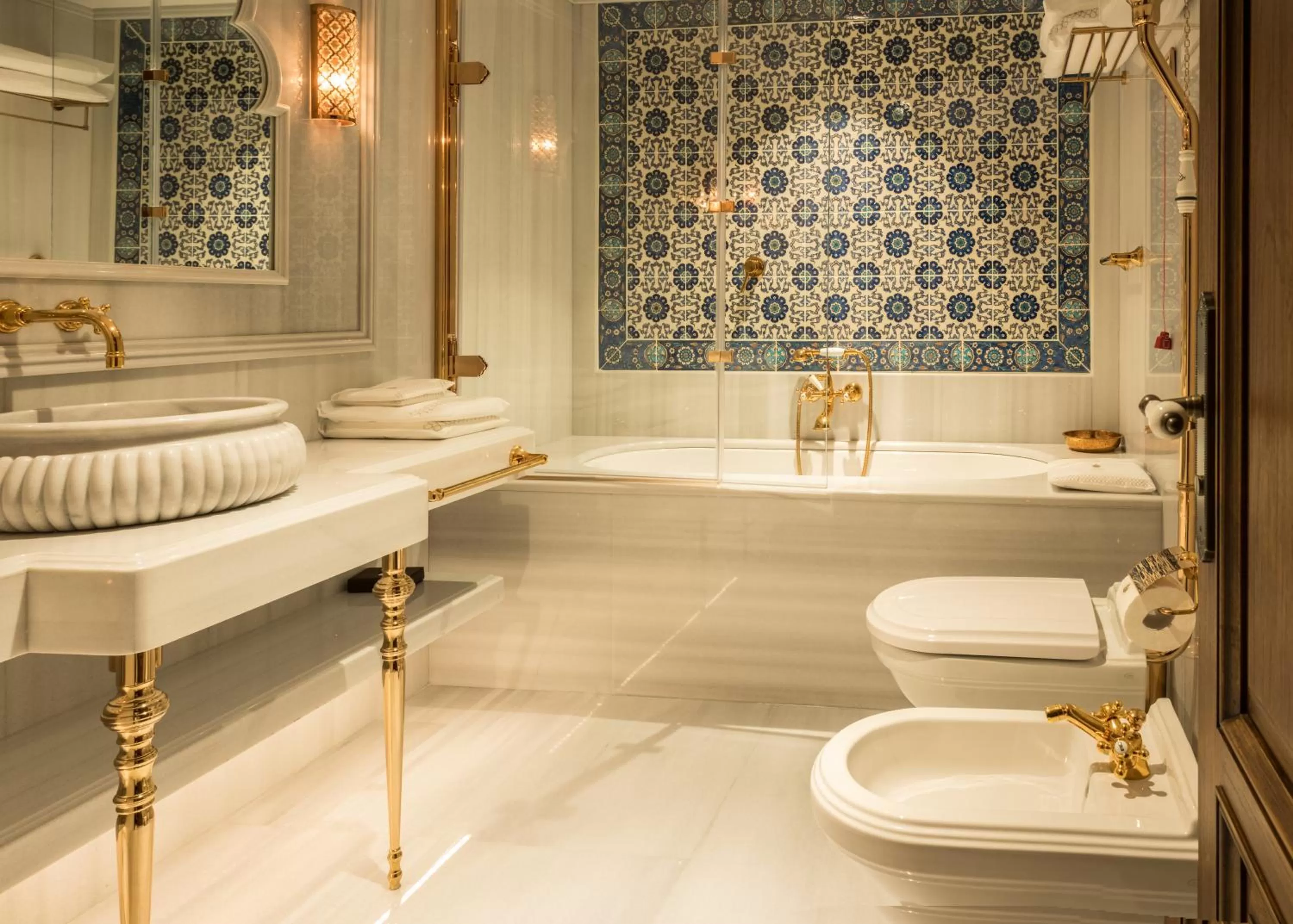 Bathroom in AJWA Sultanahmet - Preferred Hotels LVX Collection