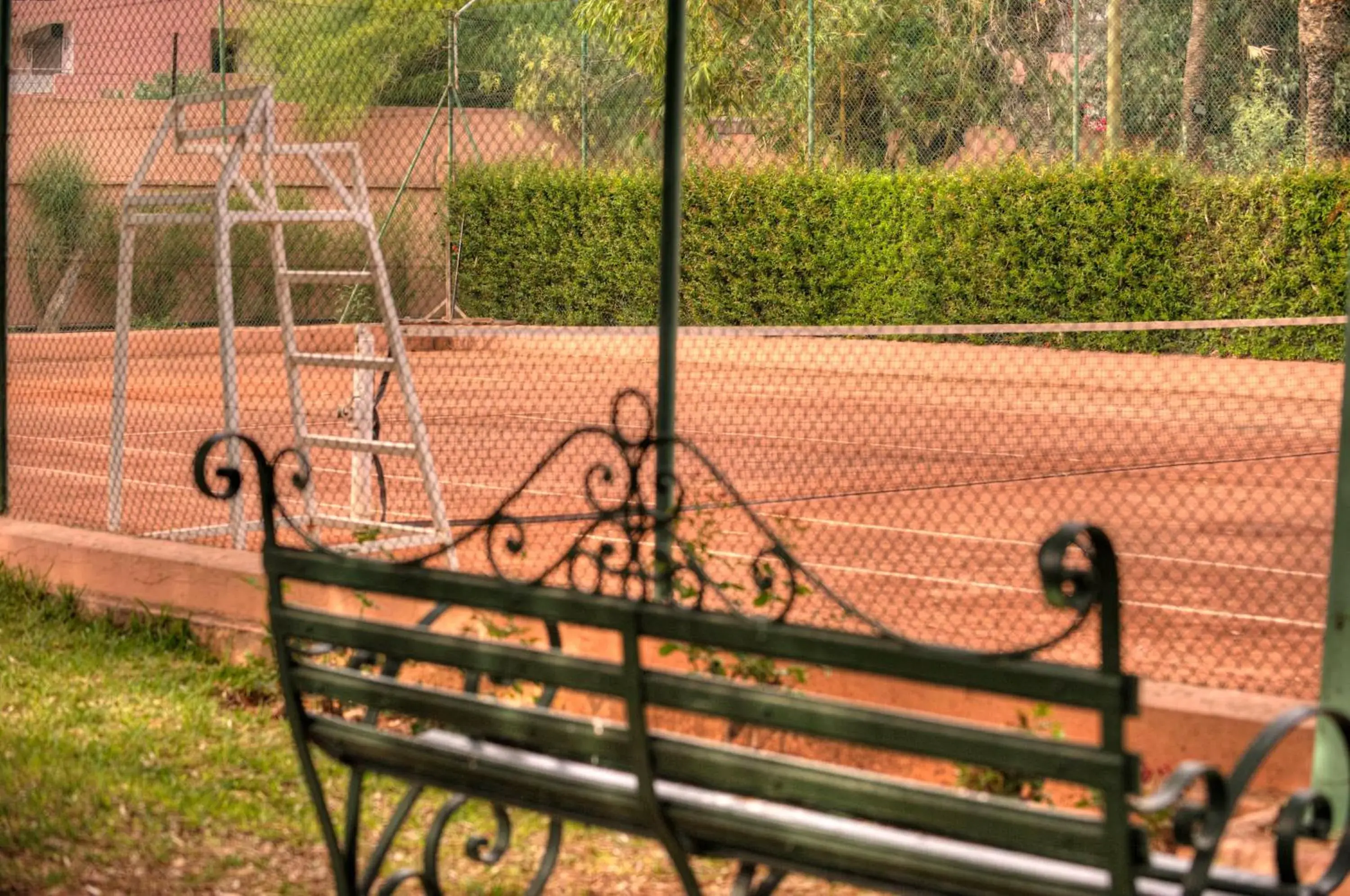 Tennis court in Hotel Farah Marrakech