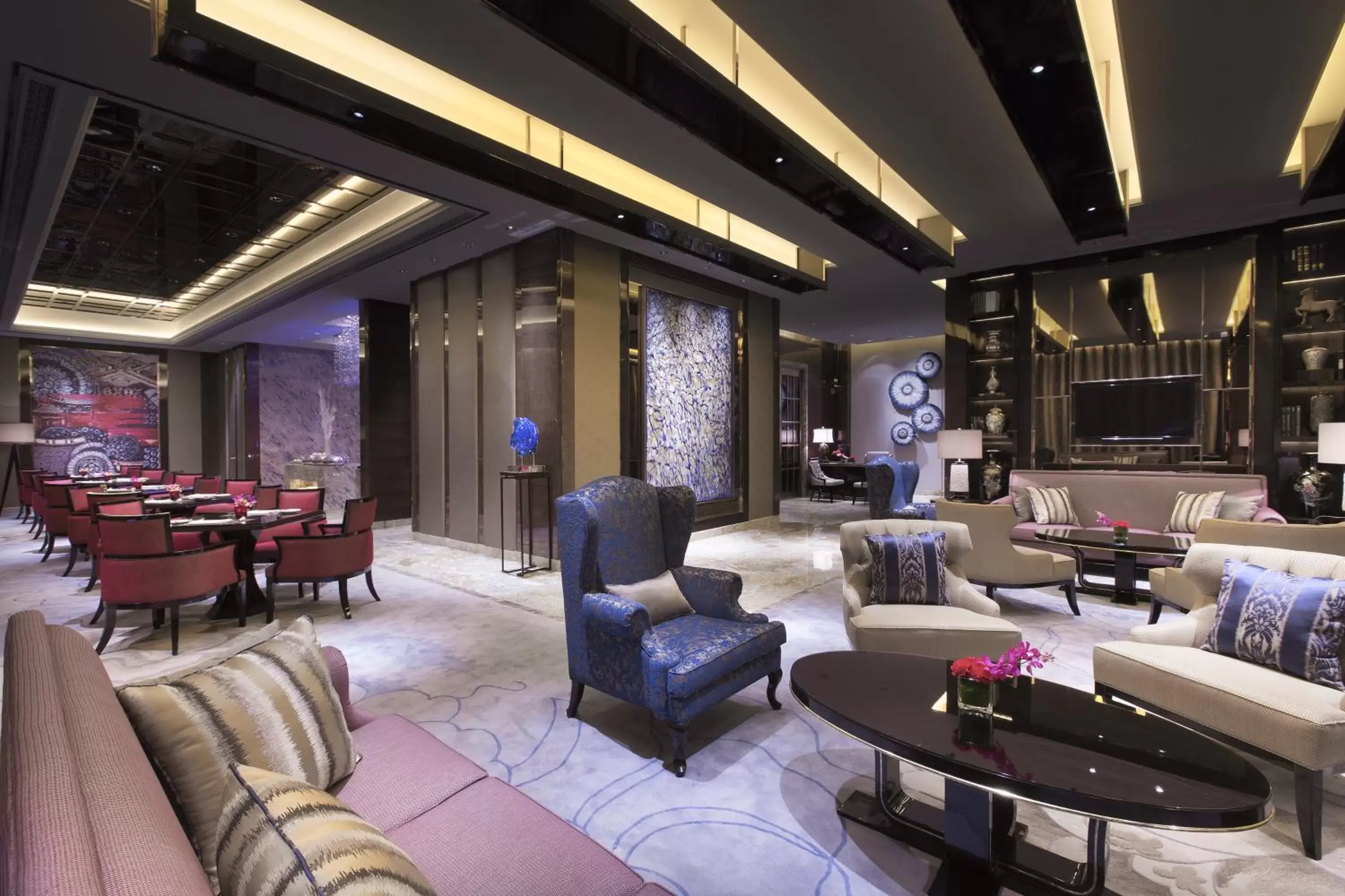 Lounge or bar in Wanda Vista Kunming