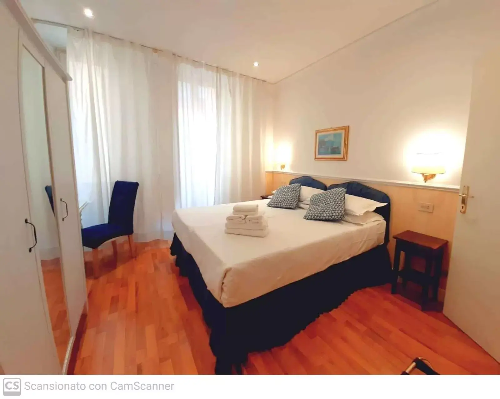 Bedroom, Bed in Hotel Porta Pia