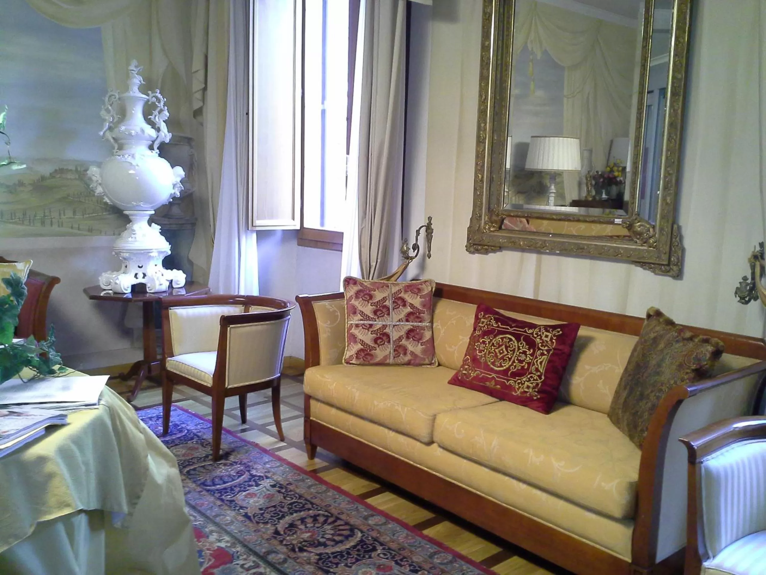 Lobby or reception in Hotel Bigallo