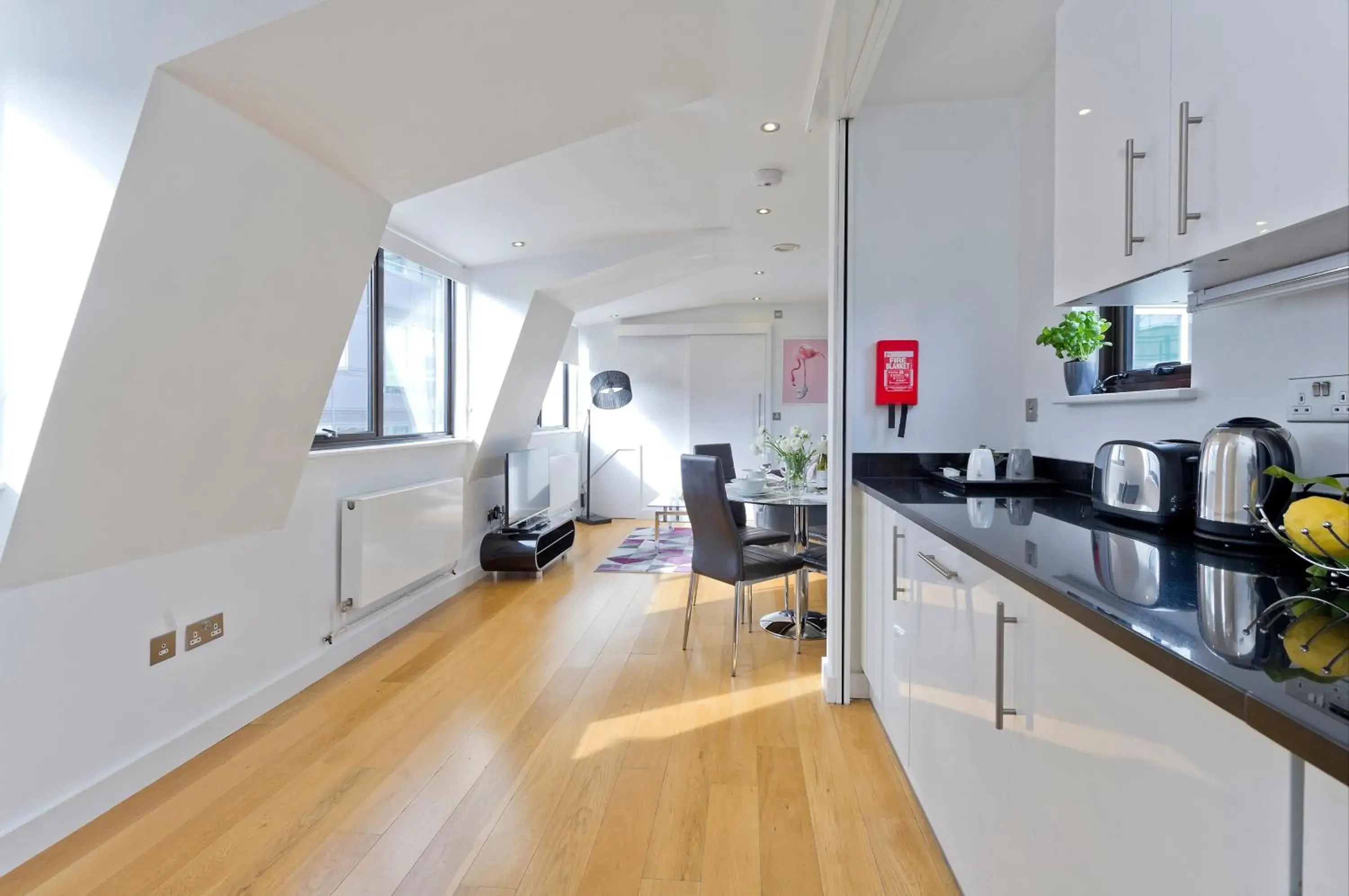 Kitchen or kitchenette, Kitchen/Kitchenette in Red Lion Court by City2Stay