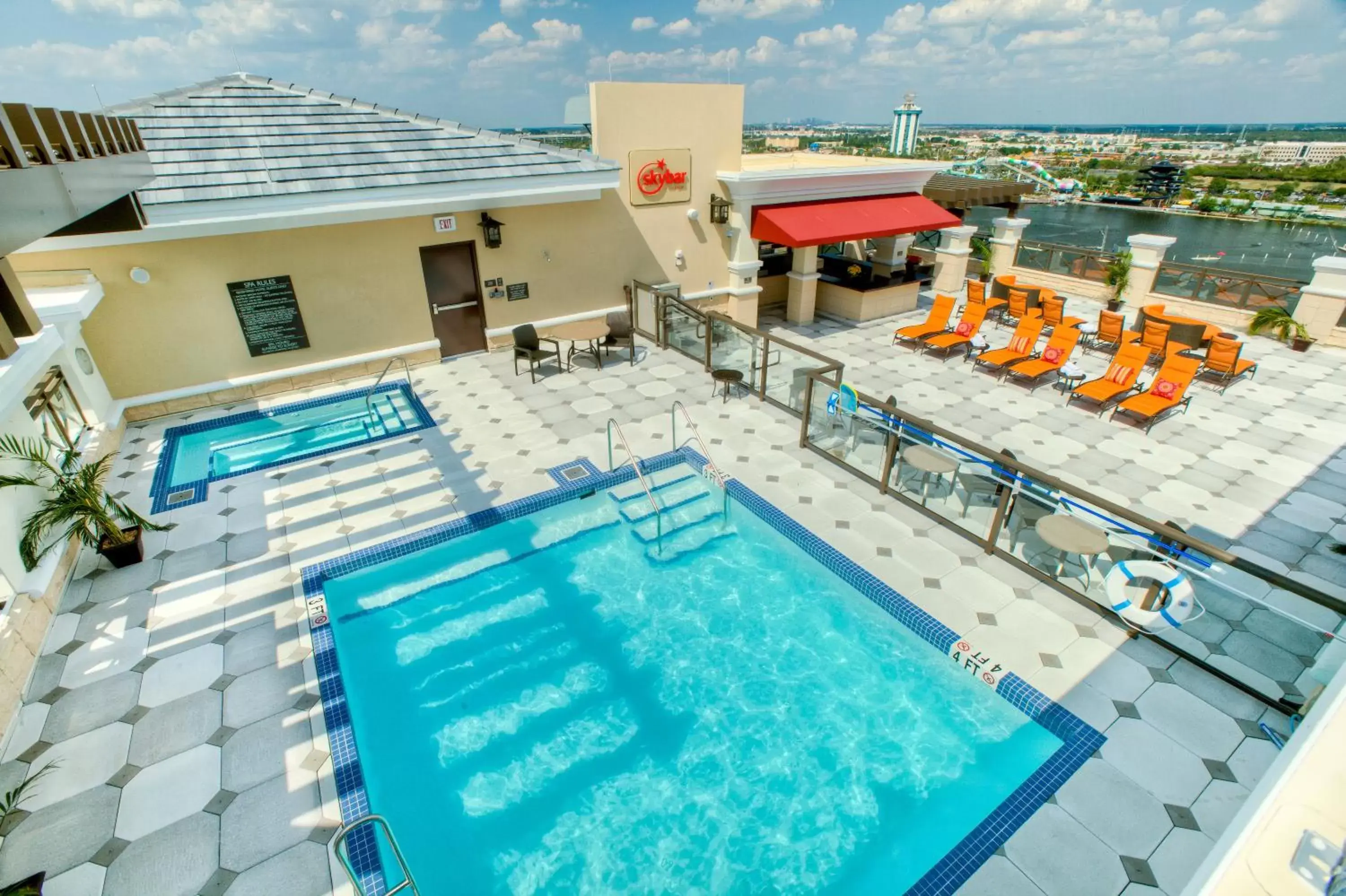 On site, Pool View in Ramada Plaza by Wyndham Orlando Resort & Suites Intl Drive