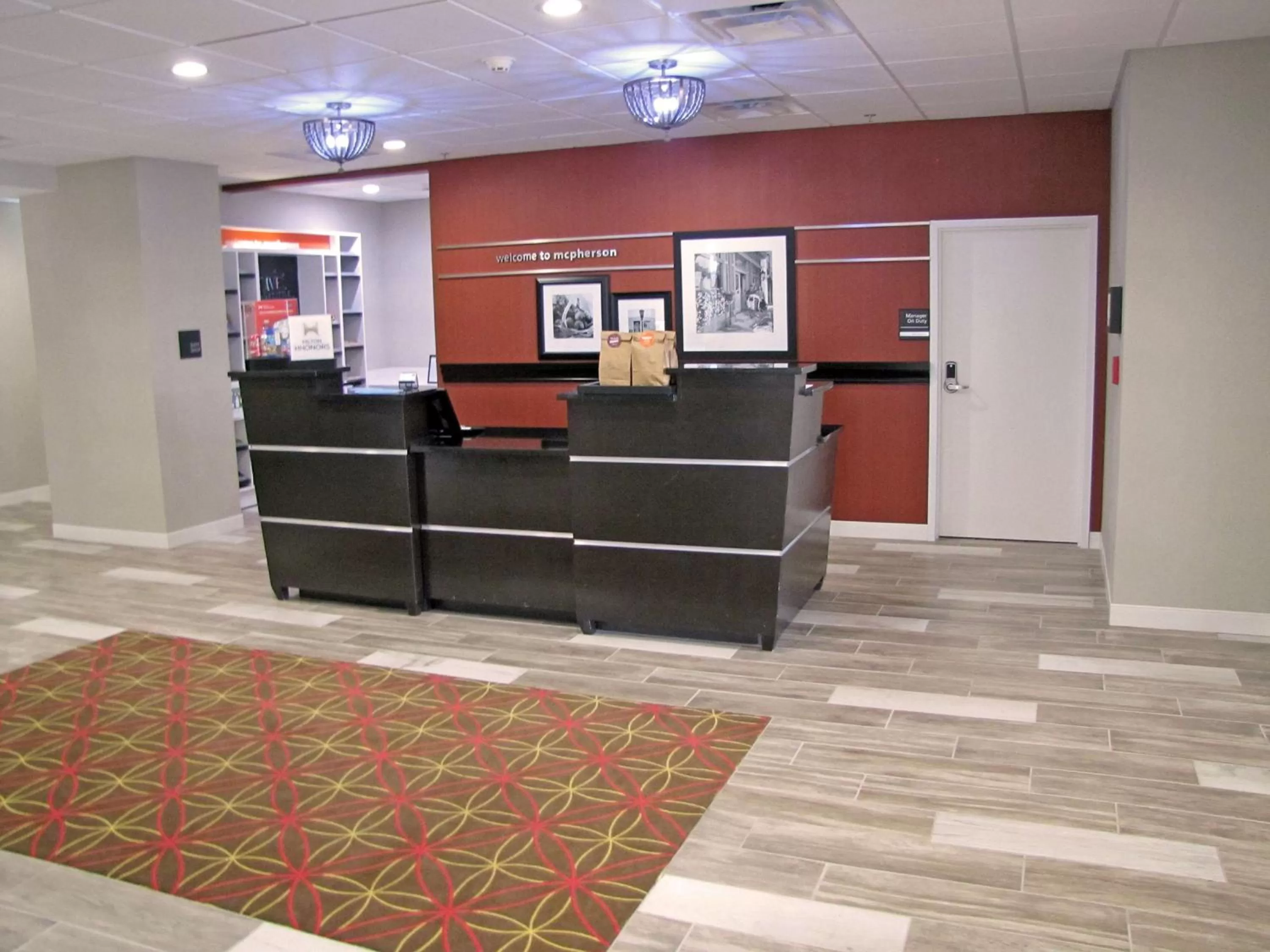 Lobby or reception in Hampton Inn McPherson