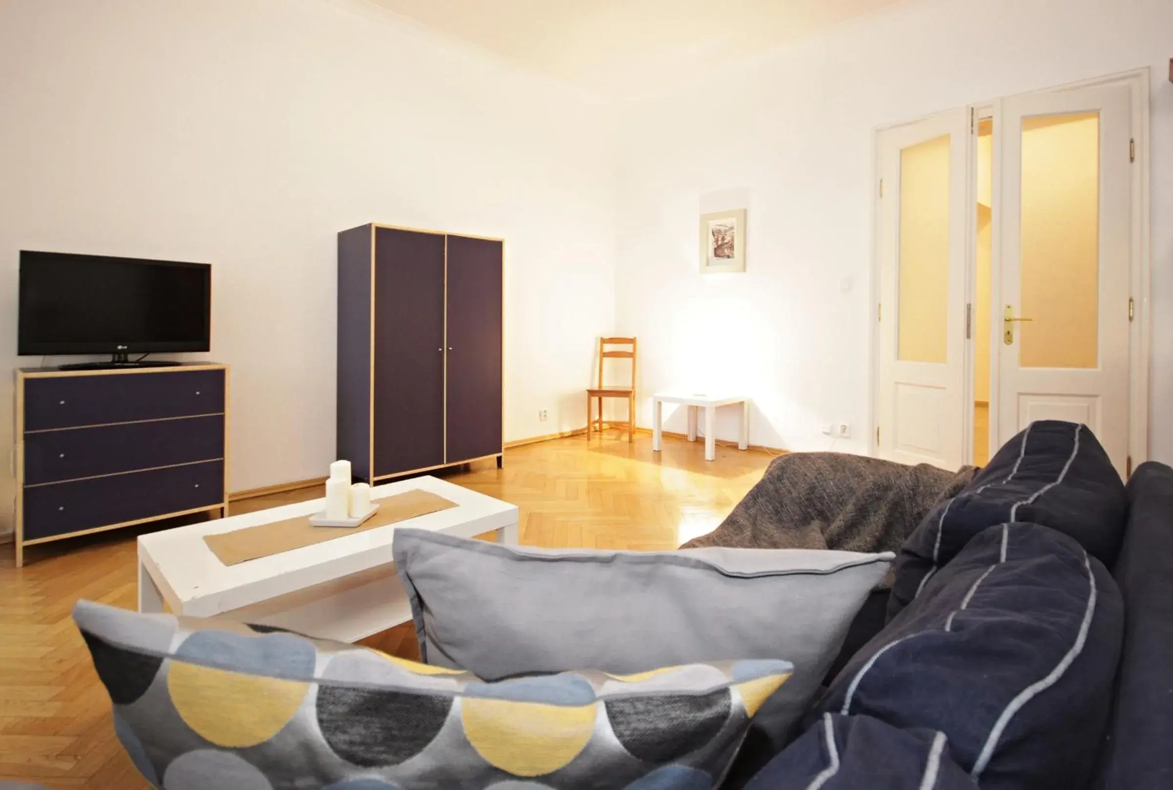 Living room, Seating Area in Prague Central Residence