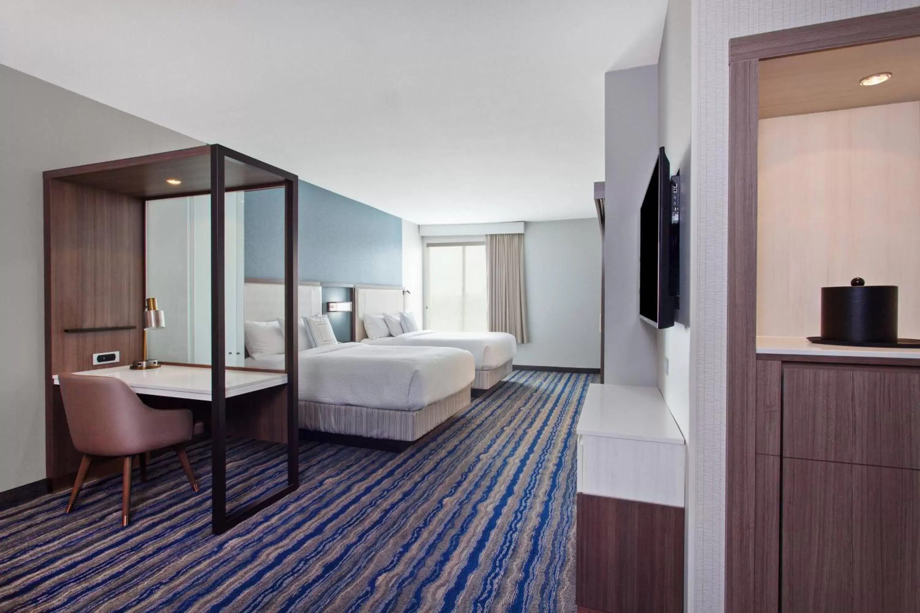 Photo of the whole room, Bed in SpringHill Suites by Marriott Huntington Beach Orange County