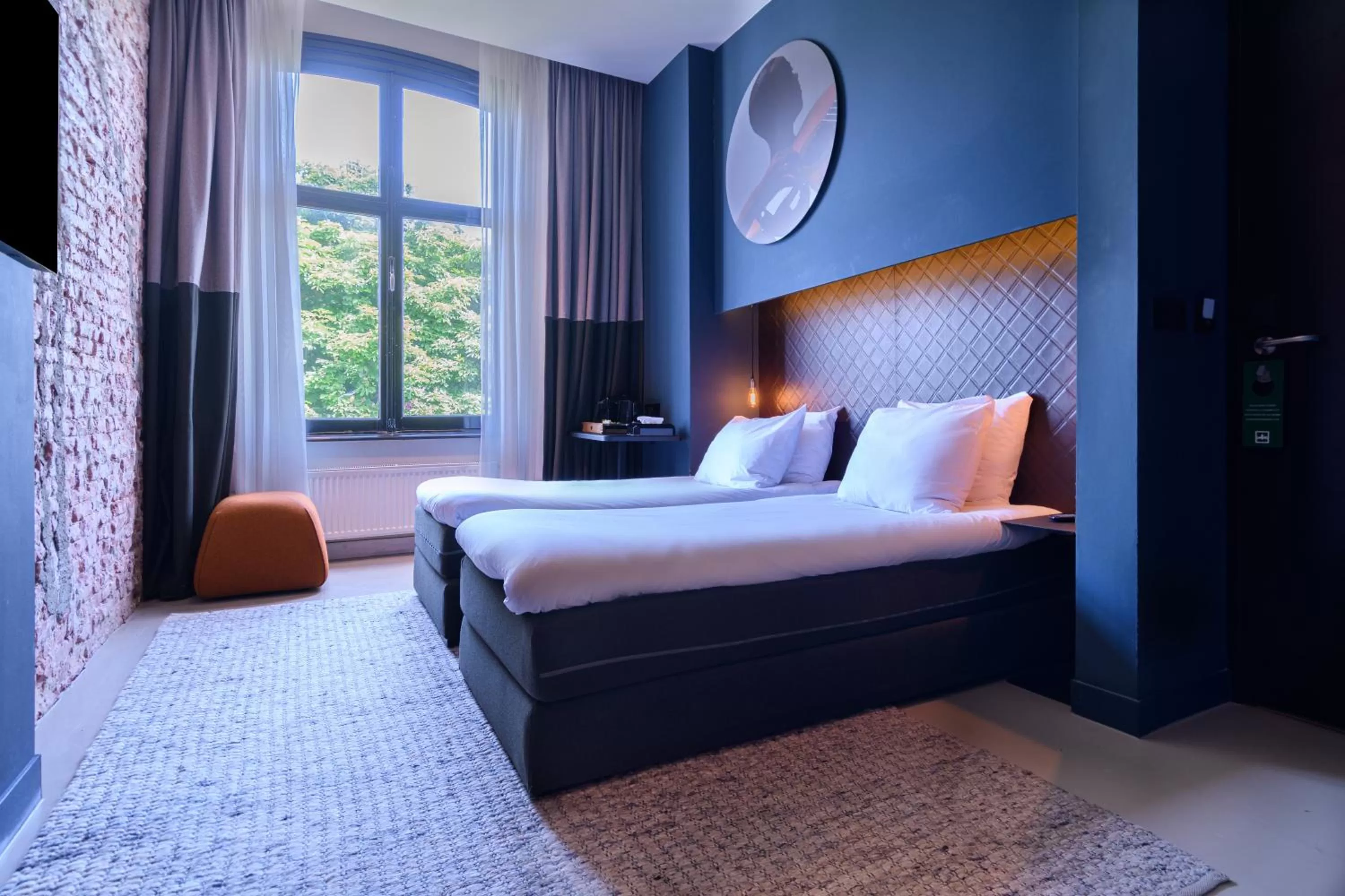 Twin Room with Air Conditioning in Boutique Hotel Oosteinde