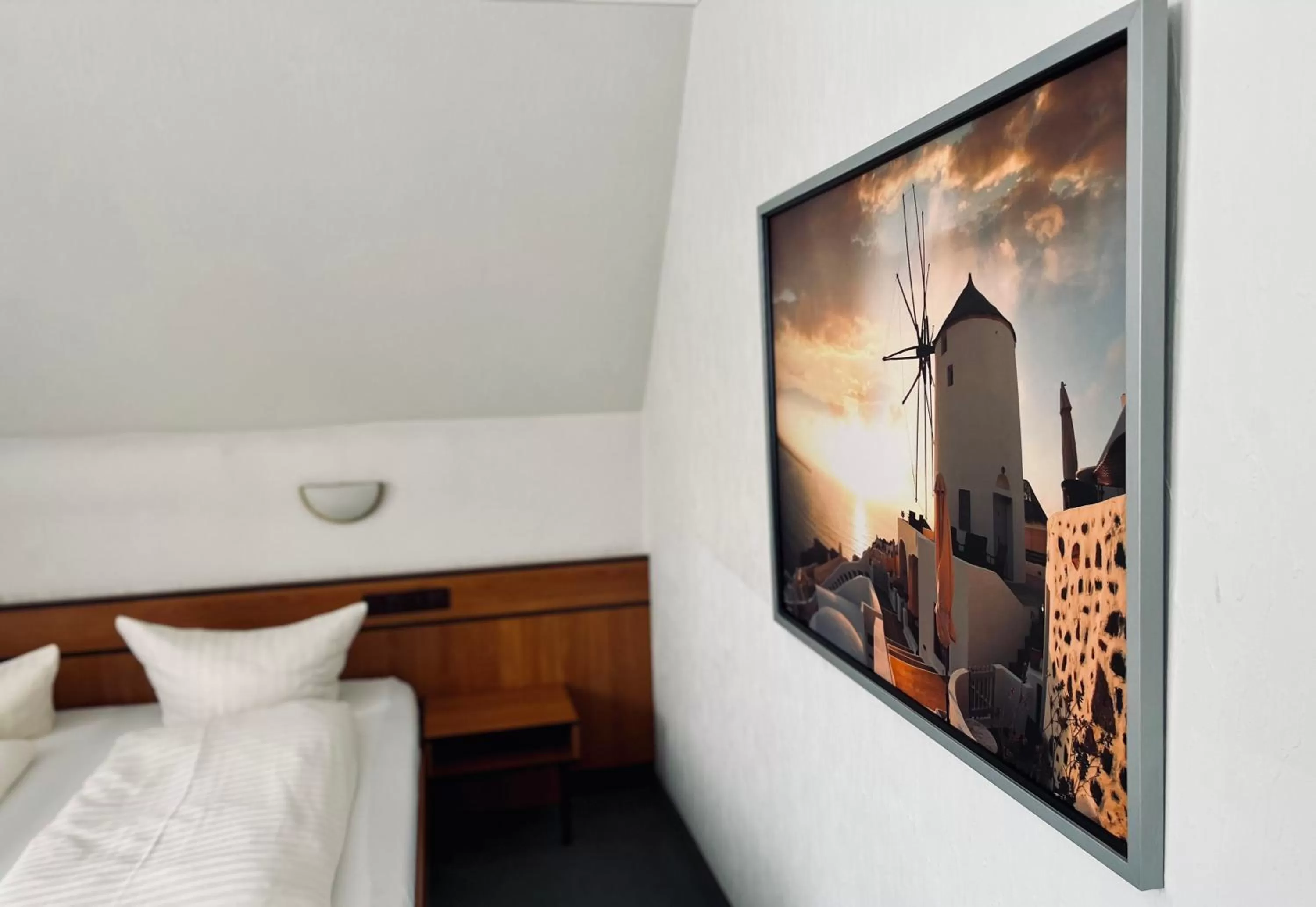 Photo of the whole room, Bed in Landhotel Laarmann