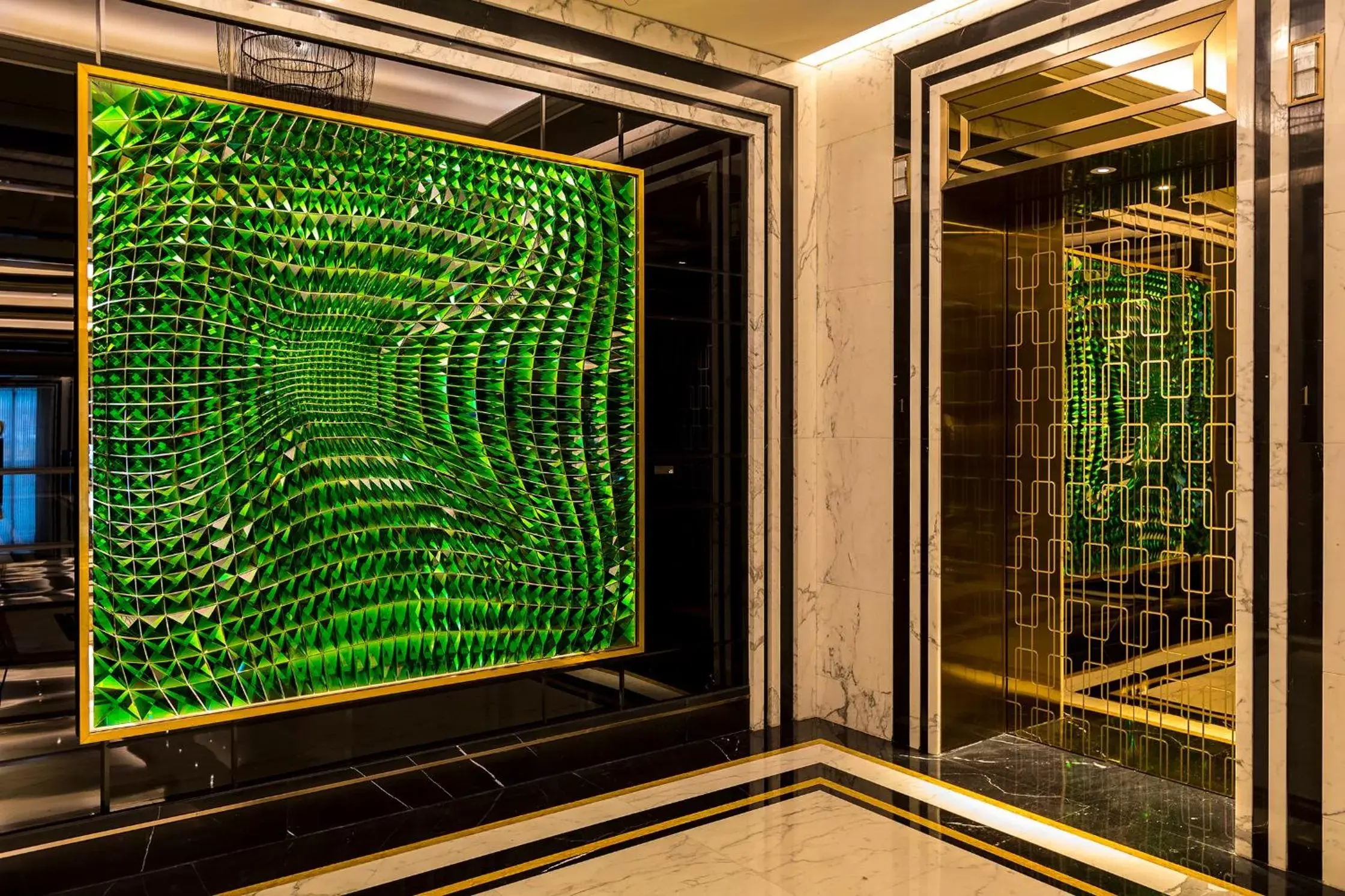 Lobby or reception in Bellagio by MGM Shanghai - on the bund Lobby or reception in Bellagio by MGM Shanghai - on the bund