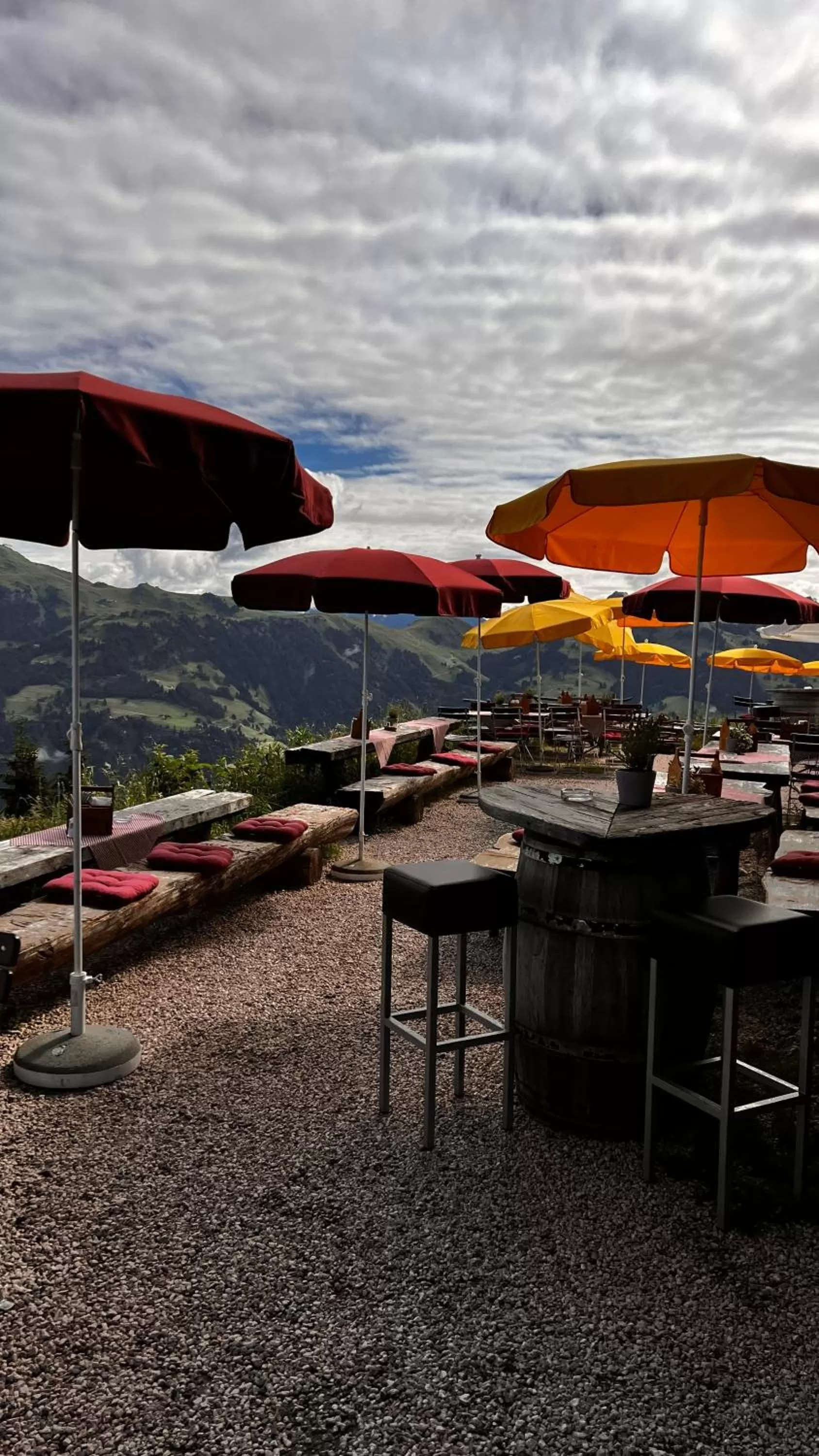 Hocheckhuette On Top of the Kitzbuehel Hahnenkamm Mountain