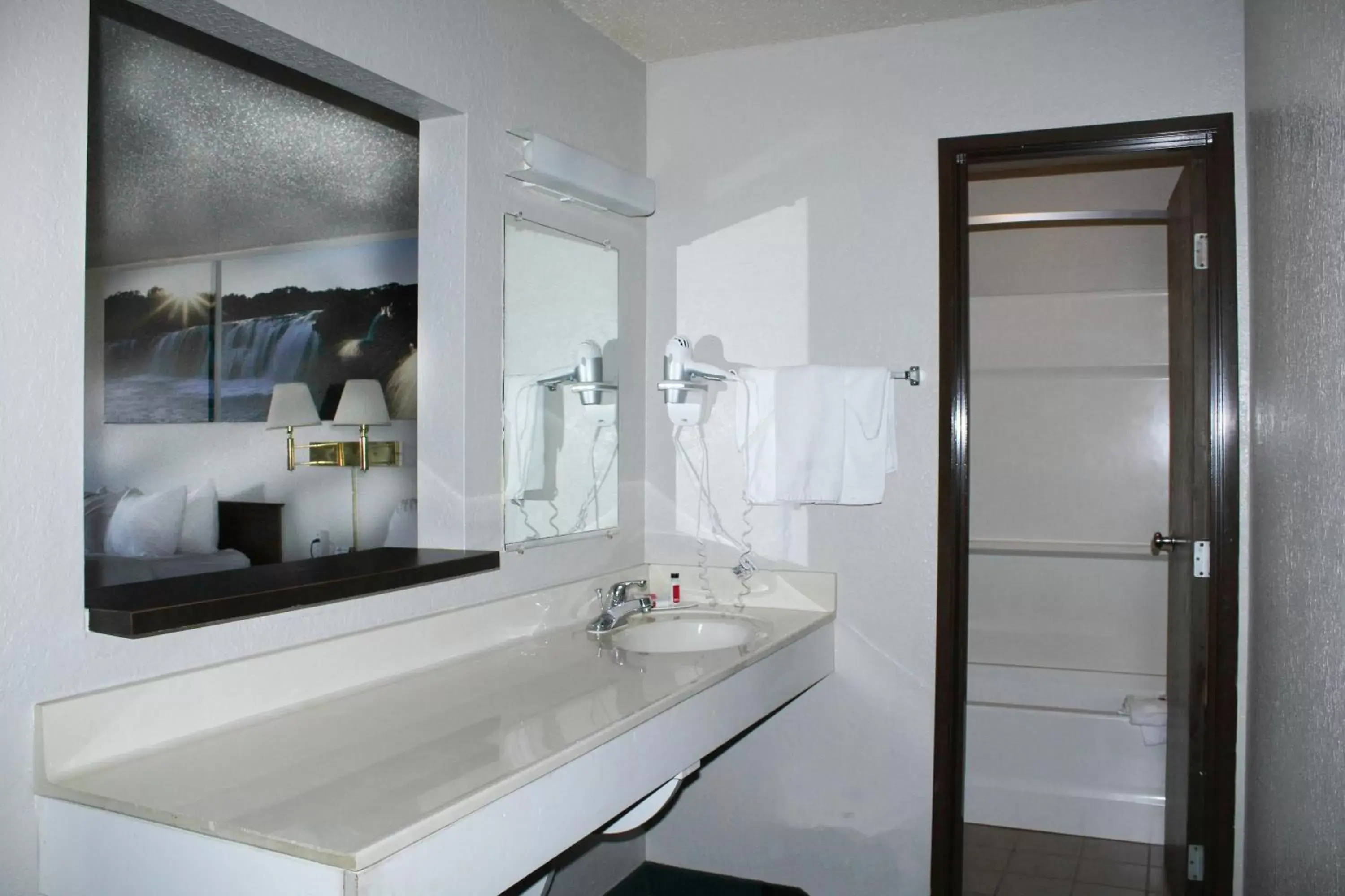 Bathroom in Days Inn by Wyndham Sioux Falls