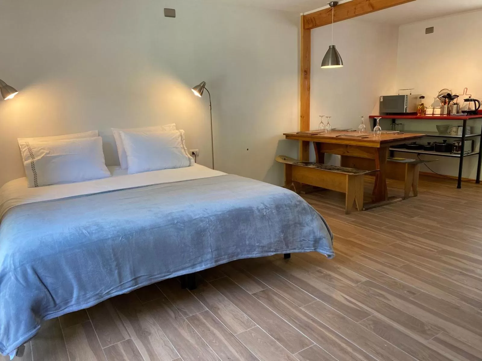 Bed in French Andes Apart Hostel