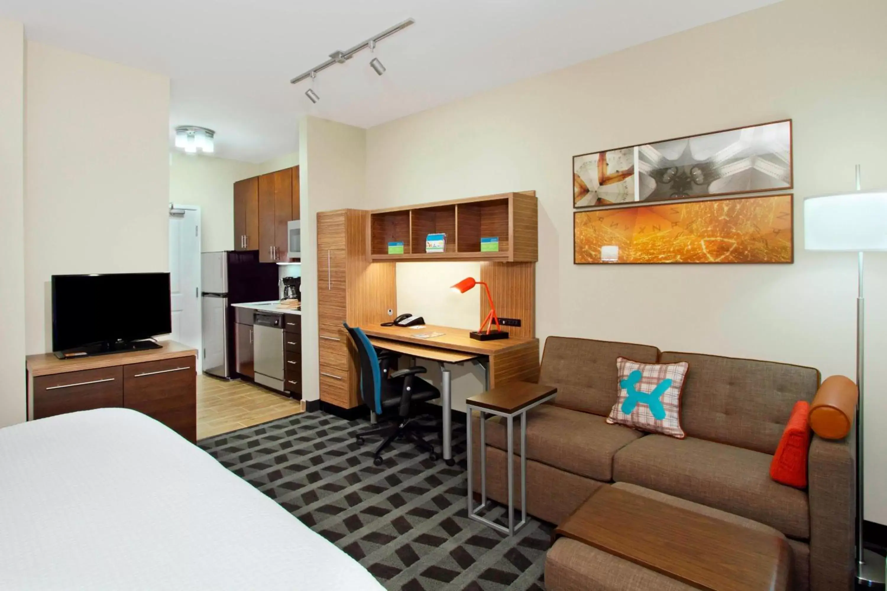 Living room, Seating Area in TownePlace Suites by Marriott New Orleans Harvey/West Bank