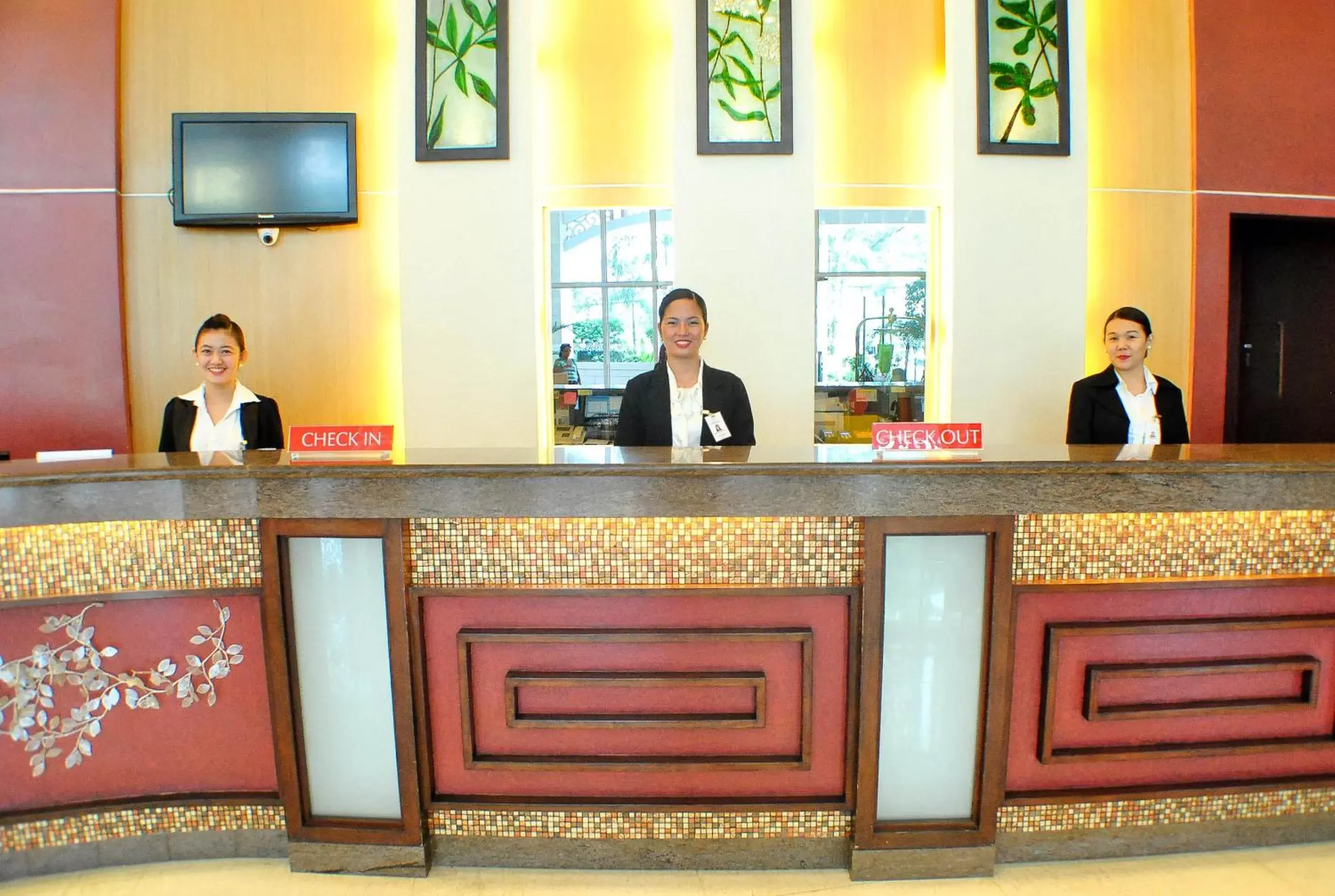 Staff, Lobby/Reception in Hotel Elizabeth Cebu