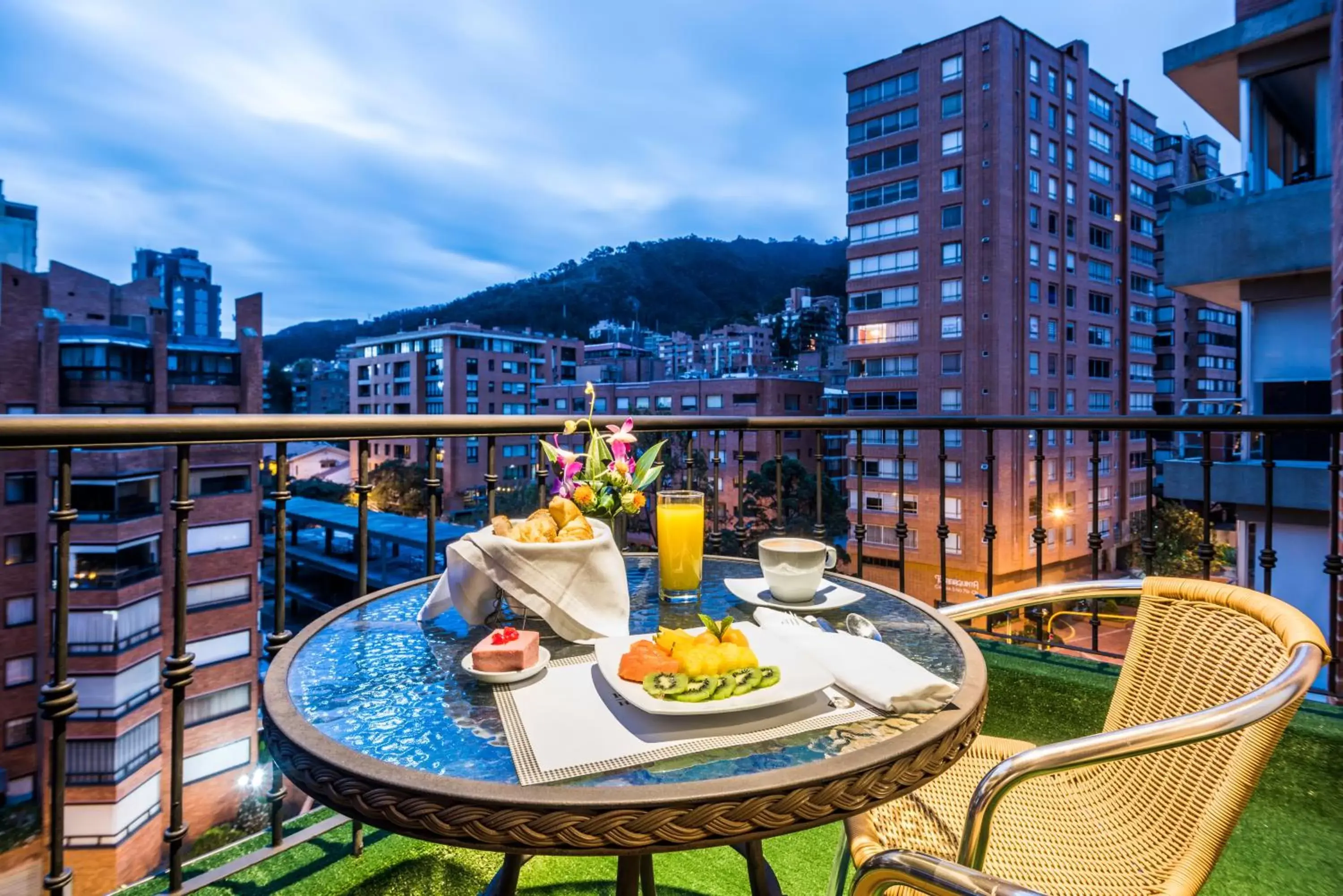 Balcony/Terrace in Hotel Rosales Plaza