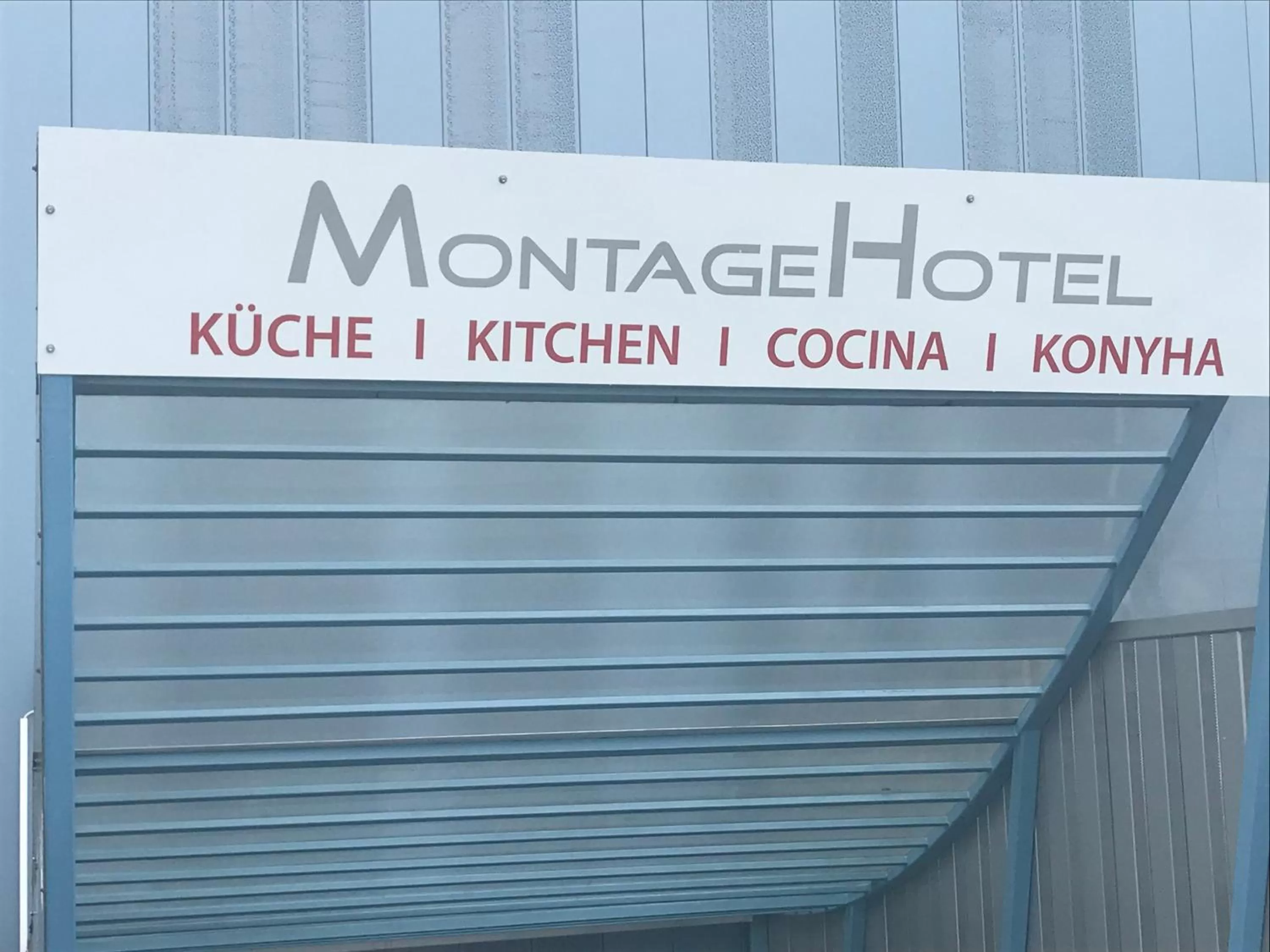 Kitchen or kitchenette in Montagehotel Bed & Steel